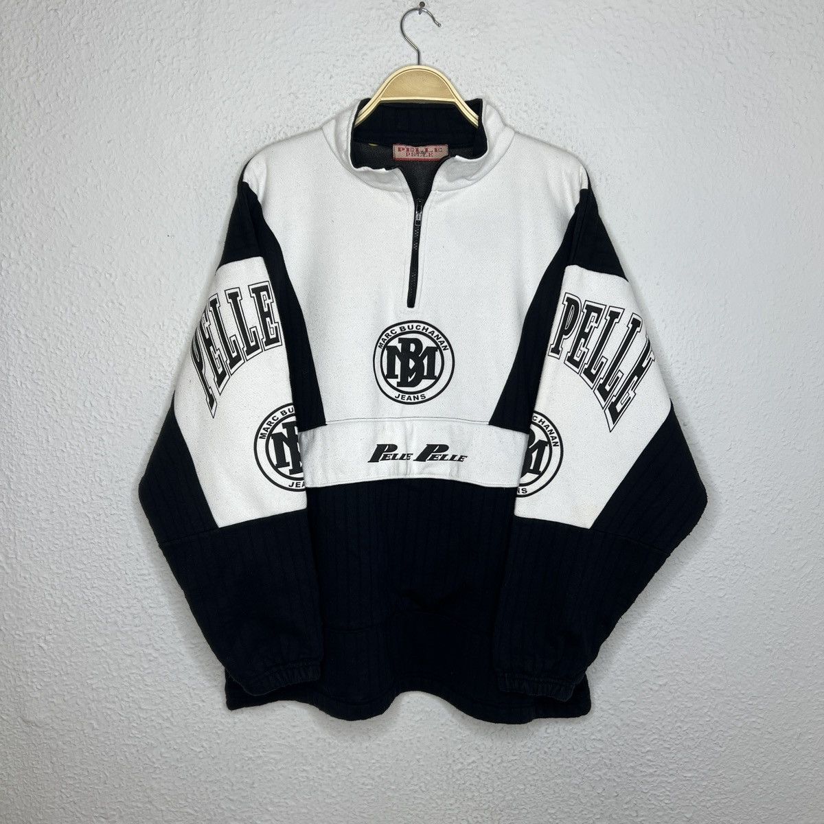 Marc Buchanan Pelle Pelle Vintage vintage marc buchanan pelle pelle sweatshirt half zip Grailed