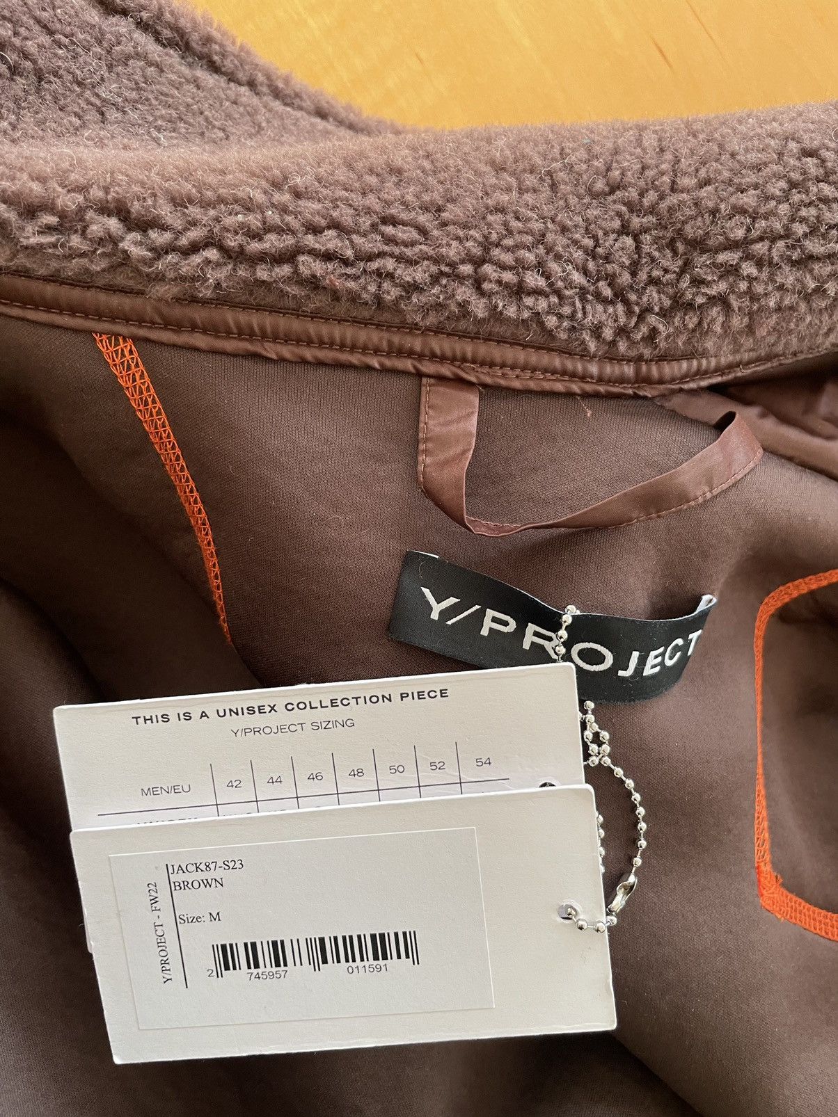 Y/Project 22aw double collar fleece jacket (final drop) Size US M / EU 48-50 / 2 - 9 Thumbnail