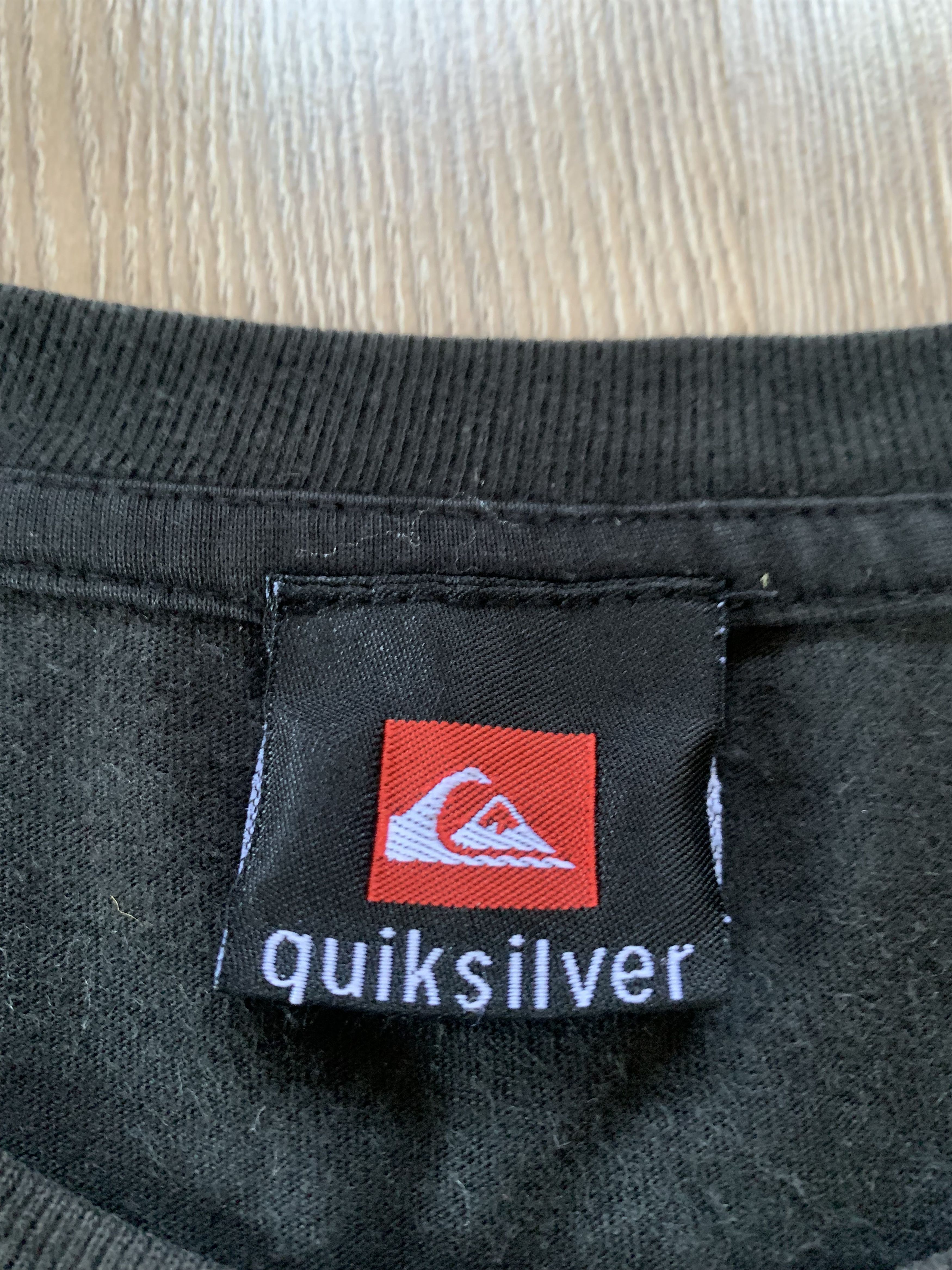 Quicksilver Vintage Quicksilver Cotton Black Printed T Shirt Size US XXL / EU 58 / 5 - 6 Thumbnail
