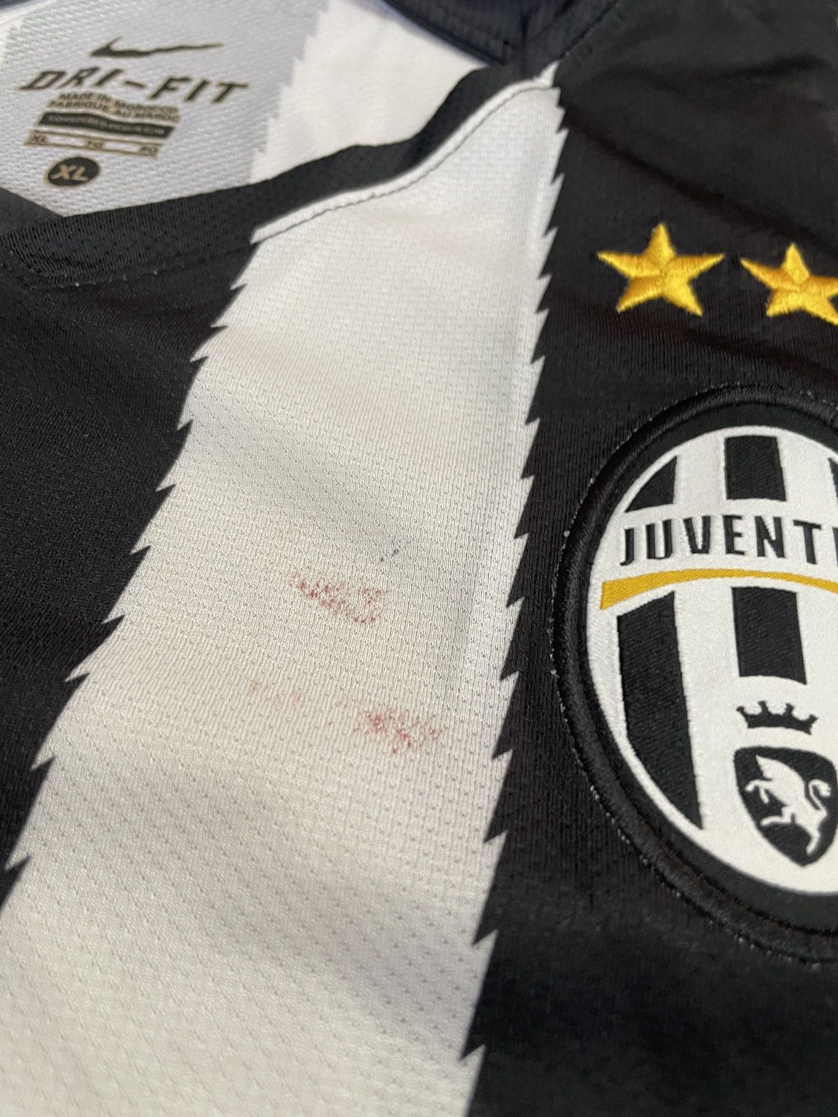 Nike 2011/12 JUVENTUS Vintage Nike LS Player Serie A Italy Pirlo Size US XL / EU 56 / 4 - 8 Thumbnail