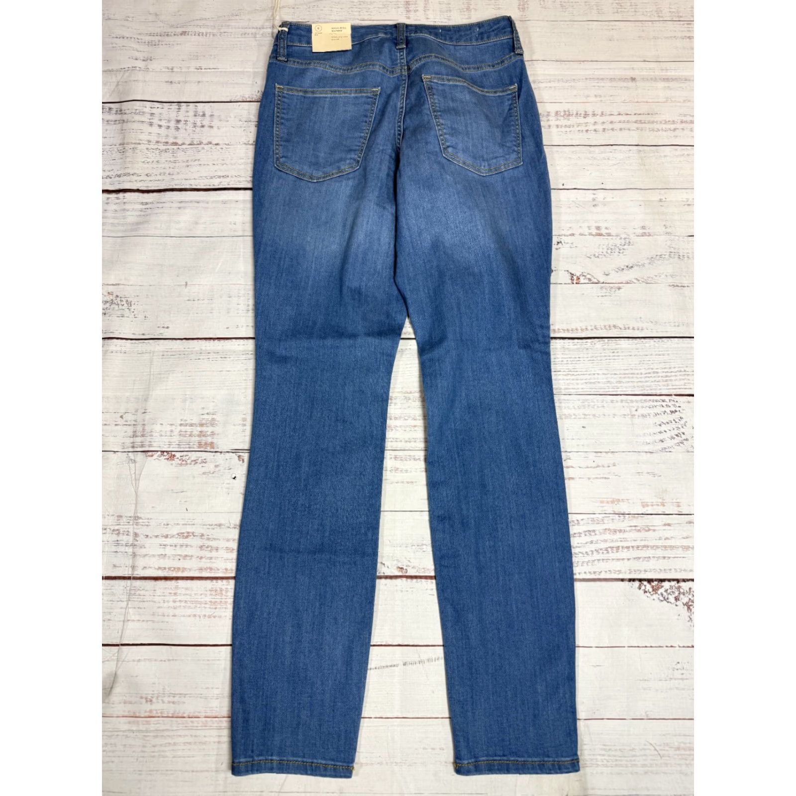 Vintage Universal Thread High Rise Skinny Jeans Ankle Stretch Womens 6 Blue NWT Reg 28x29 Black? Size 28" / US 6 / IT 42 - 6 Thumbnail