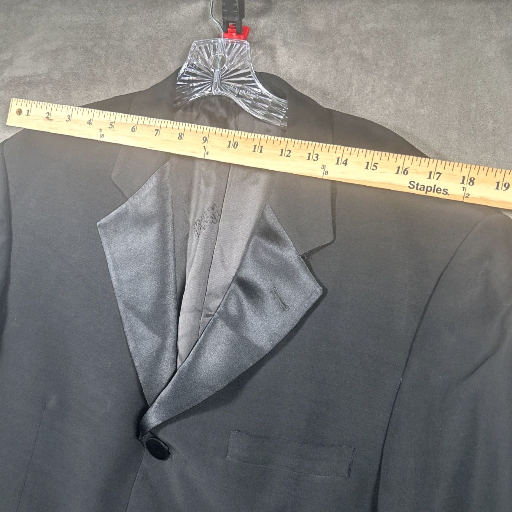 Versace Versace Blazer Jacket Black Mens 40R Wool Silk 4 Button Cuff One-Button Front 3-Button Front Versace Classic Blazer Size 40R - 6 Thumbnail