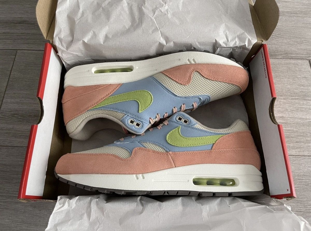 Nike Nike Air Max 1 Light Madder Root Vivid Green Rattan Size 12 Size US 12 / EU 45 - 3 Thumbnail