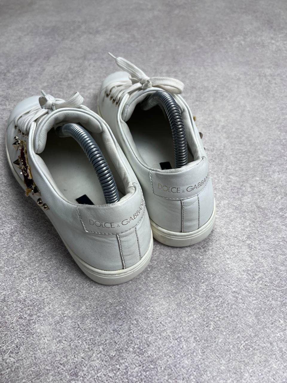 Dolce & Gabbana × Vintage Vintage Dolce&Gabbana Archival Low Leather Sneakers Y2K 39 Size US 7 / EU 40 - 4 Thumbnail