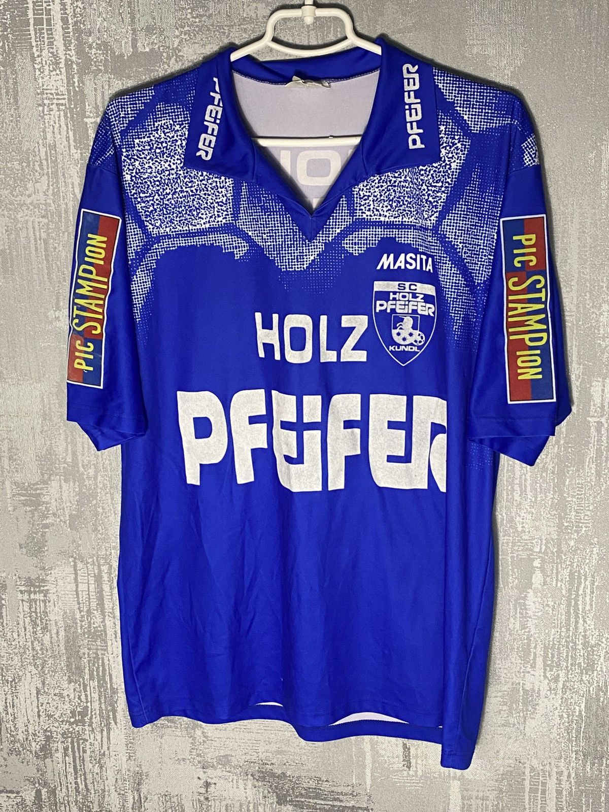 Vintage Match Worn SC Kundl Masita Soccer Jersey 1990 Vintage Shirt Size US L / EU 52-54 / 3 - 1 Thumbnail