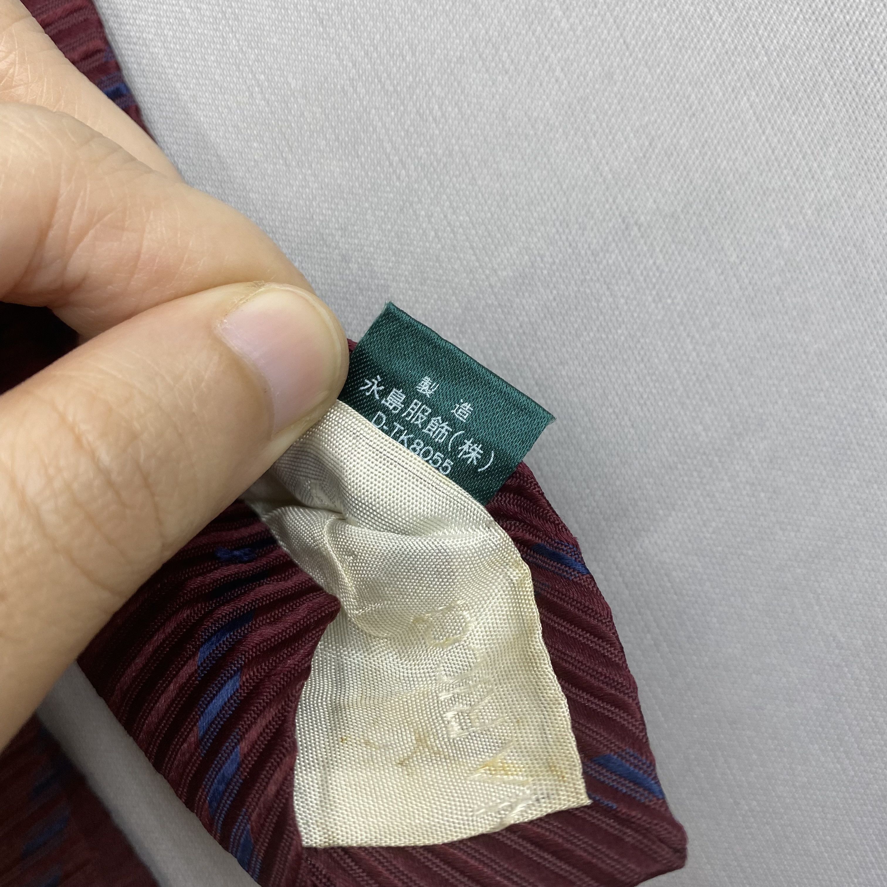 Japanese Brand Vintage Nina Ricci SILK Necktie Cravate Pure Silk Neck Tie Size ONE SIZE - 8 Thumbnail