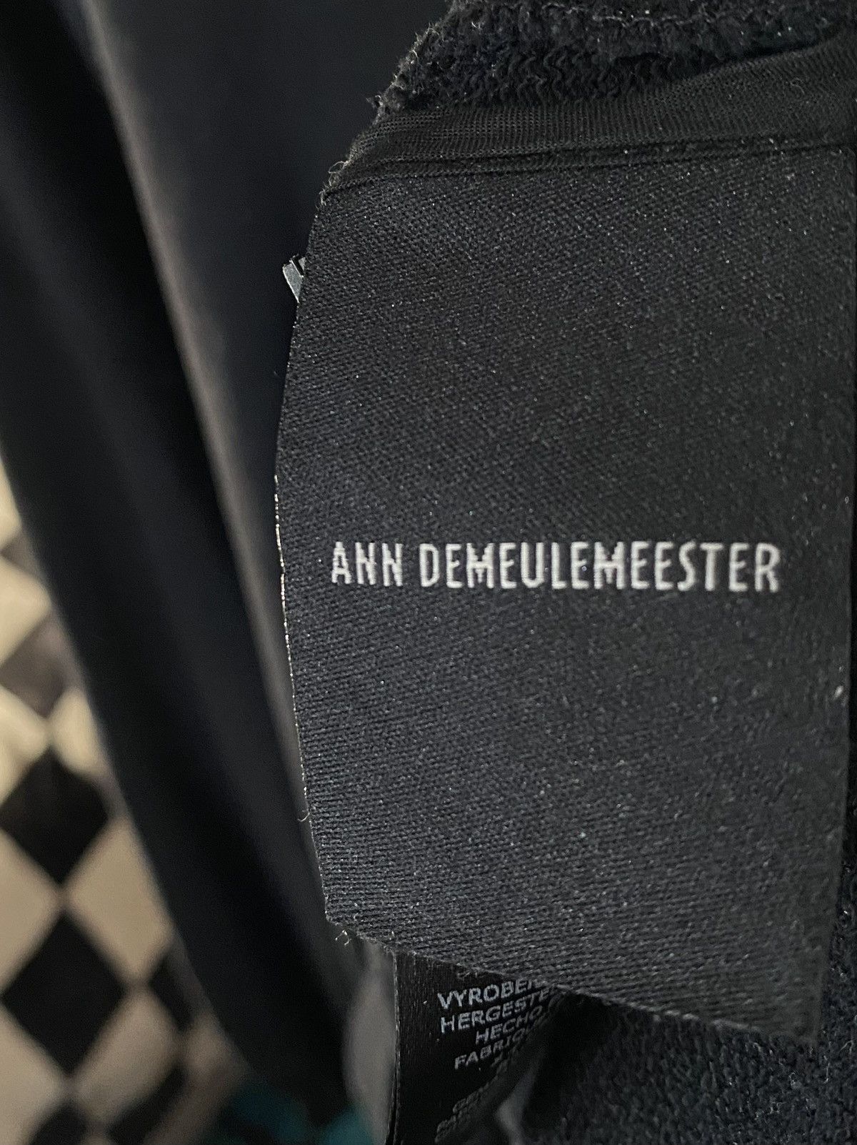 Ann Demeulemeester $710 BARDI COMFORT HOODIE TRIPLE BLACK OVERSIZED Size US XL / EU 56 / 4 - 6 Thumbnail