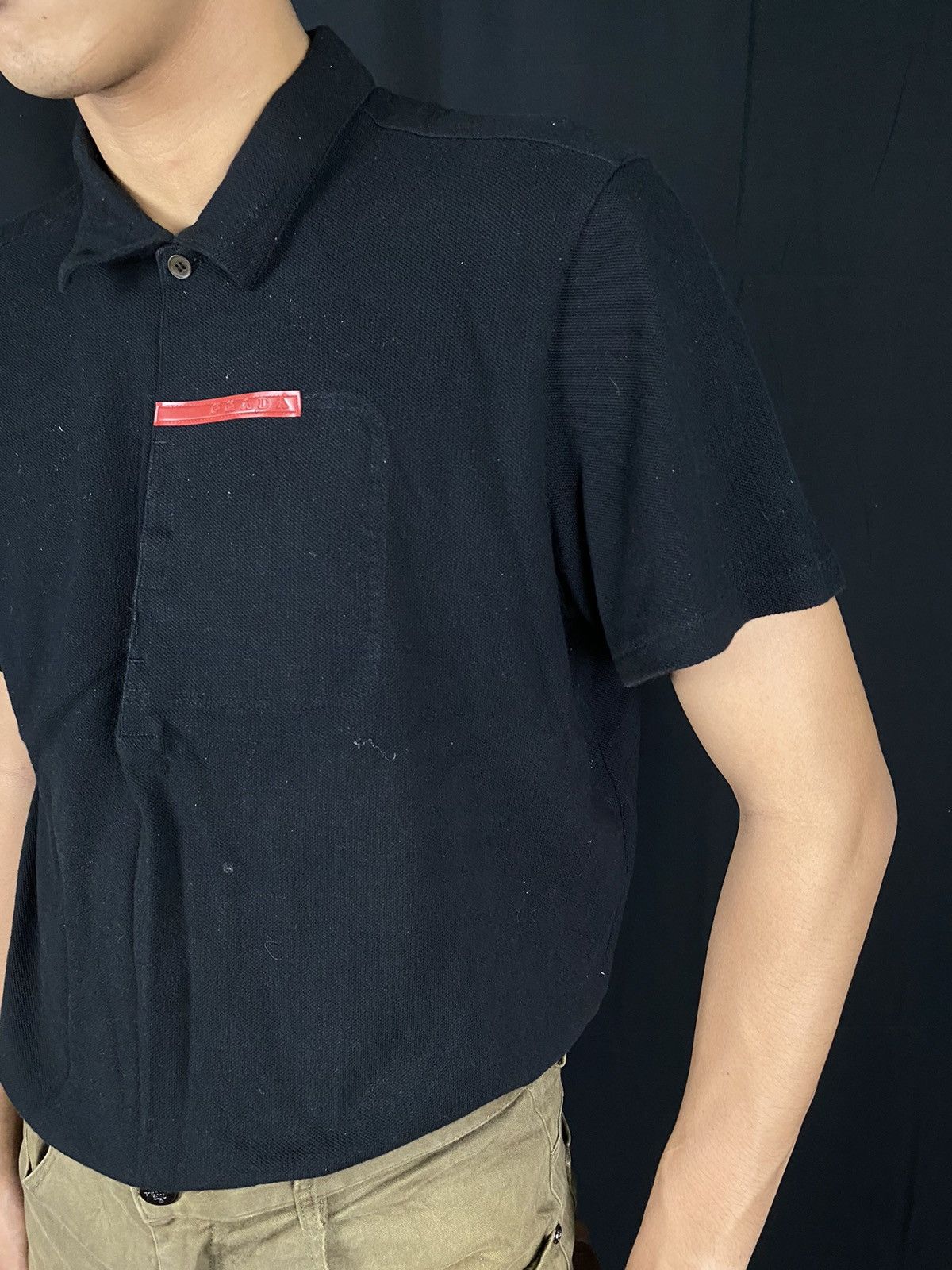 Prada Prada Button T Shirt Size US S / EU 44-46 / 1 - 4 Thumbnail