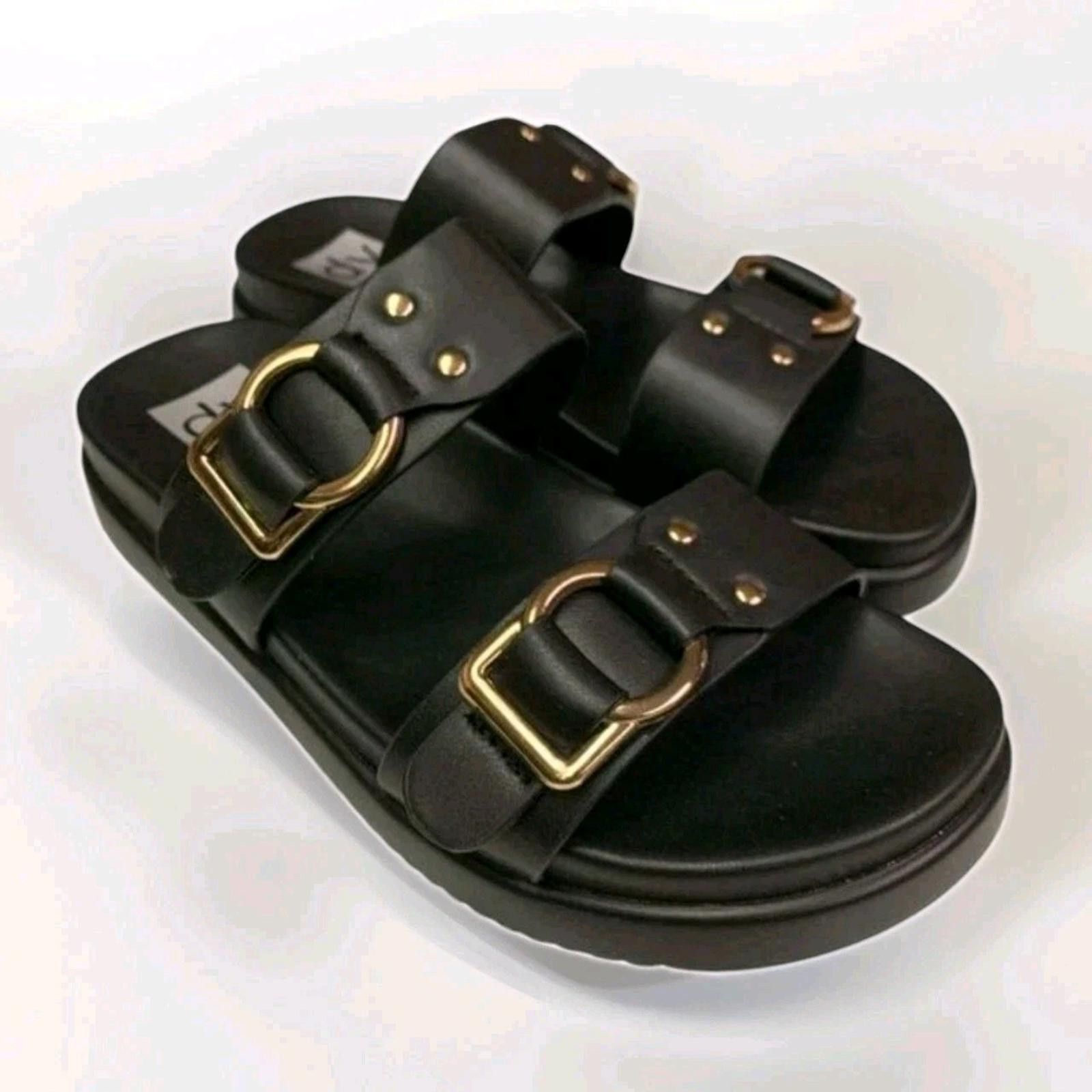 Other DV Dolce Vita Women's Sandals Size 8 Black Slip-On Shoes Size US 8 / IT 38 - 1 Thumbnail
