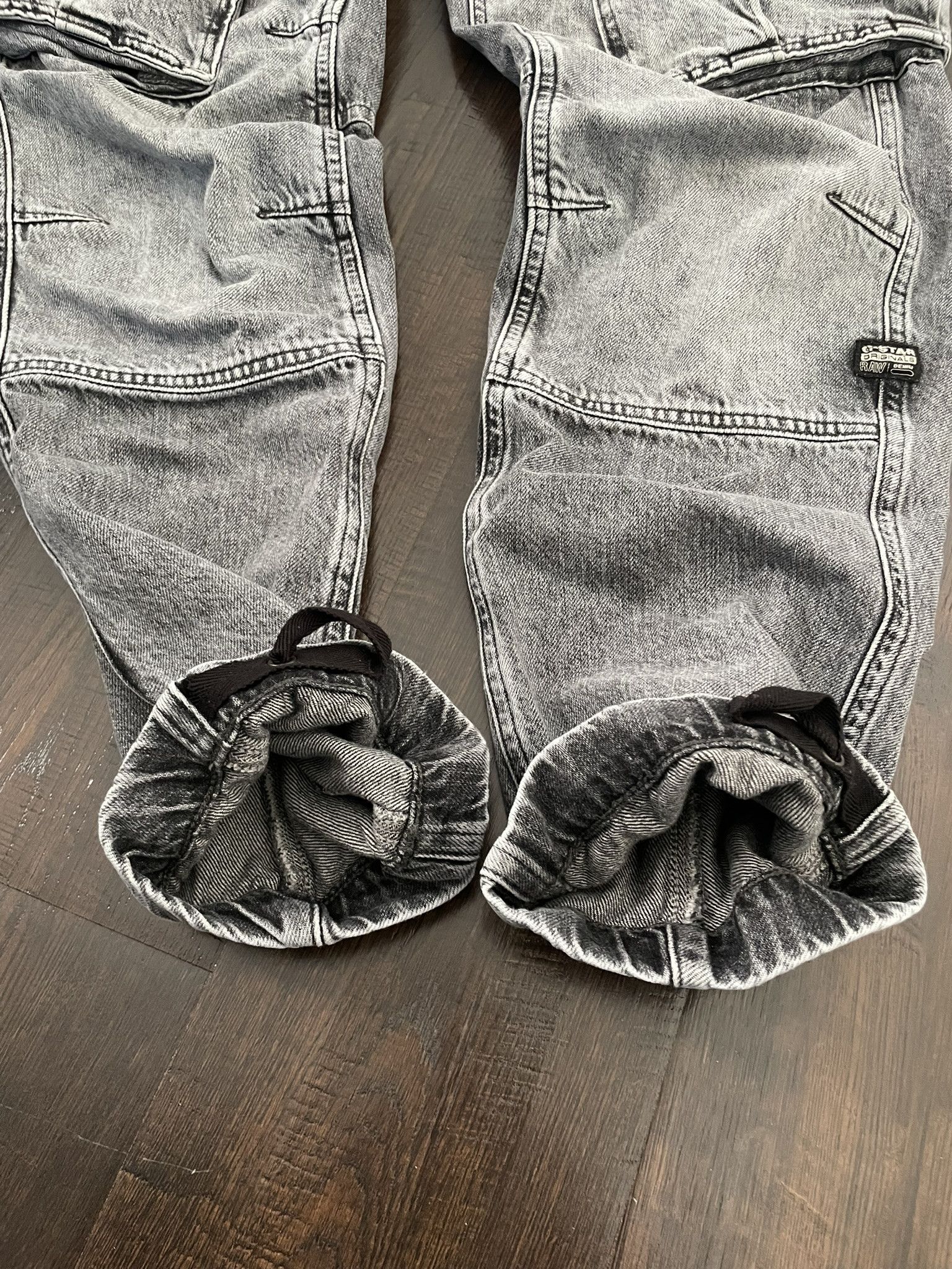 G-Star G-Star Rovic Zip 3D Regular Tapered Grey Denim Cargo Pants Size US 32 / EU 48 - 5 Thumbnail