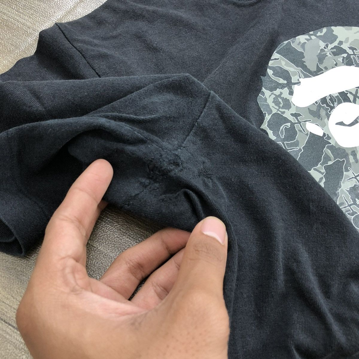 Bape × Kaws × Nigo Vintage Bape x Kaws Skullta Head A Bathing Ape Nigo Tee Size US S / EU 44-46 / 1 - 14 Thumbnail