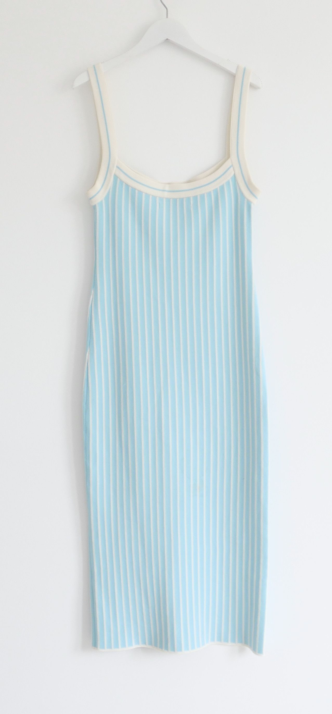 Alessandra Rich Alessandra Rich Pinstripe Knit Dress Size M / US 6-8 / IT 42-44 - 5 Thumbnail