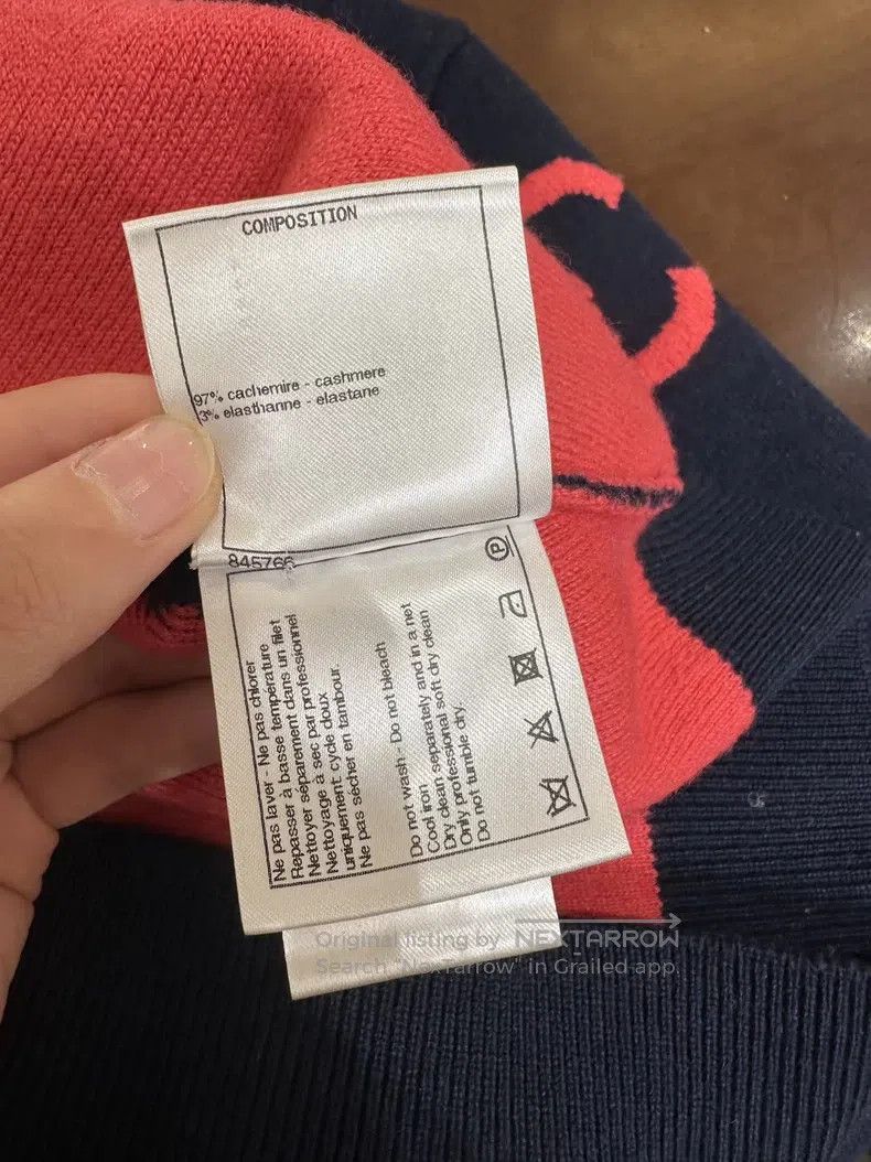 Chanel Chanel Dark blue popular double c logo sweater Size XS / US 0-2 / IT 36-38 - 6 Thumbnail