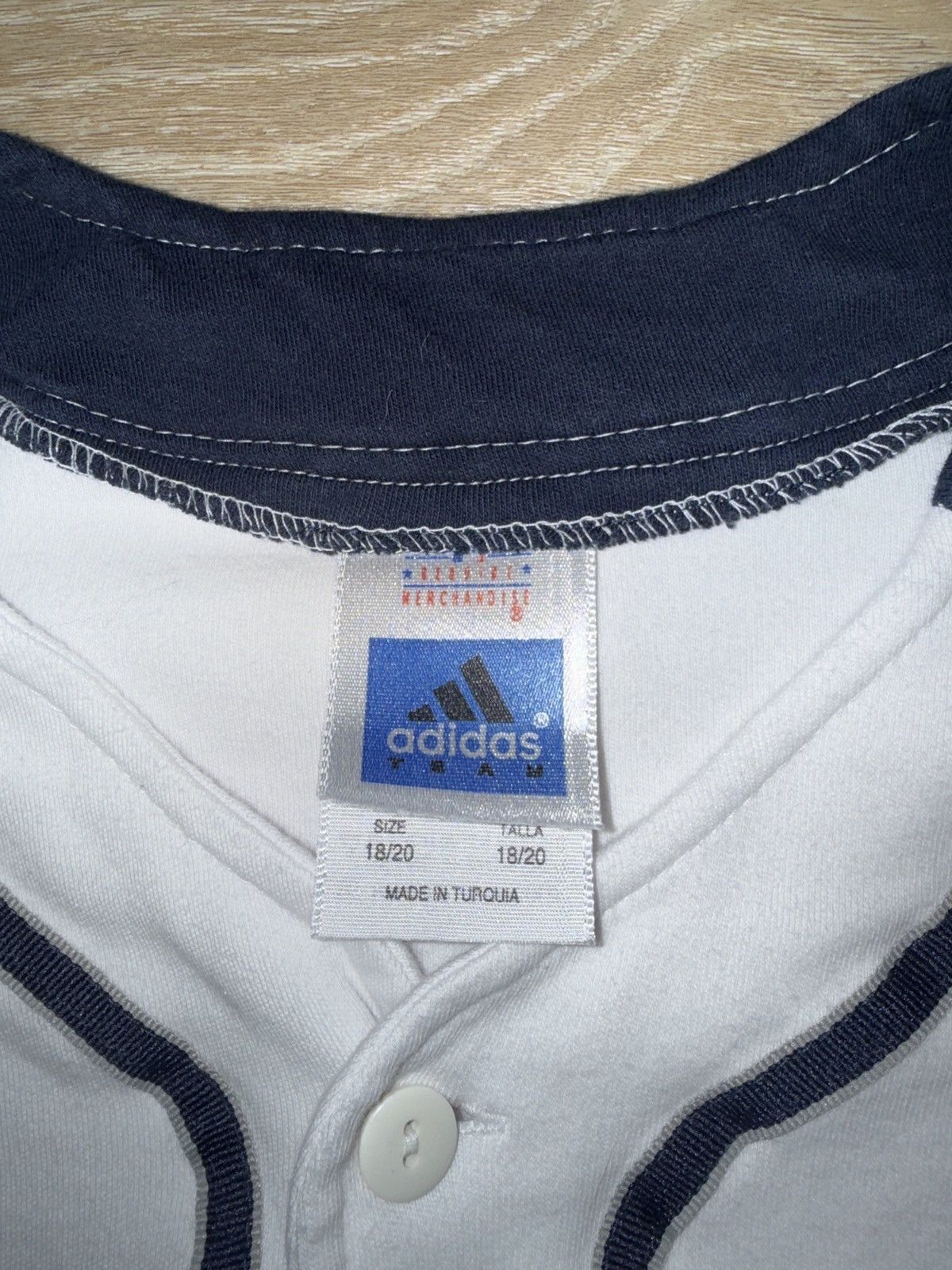 Adidas Vintage New York Yankees Adidas Jersey Size XL 18-20 Size M / US 6-8 / IT 42-44 - 5 Thumbnail