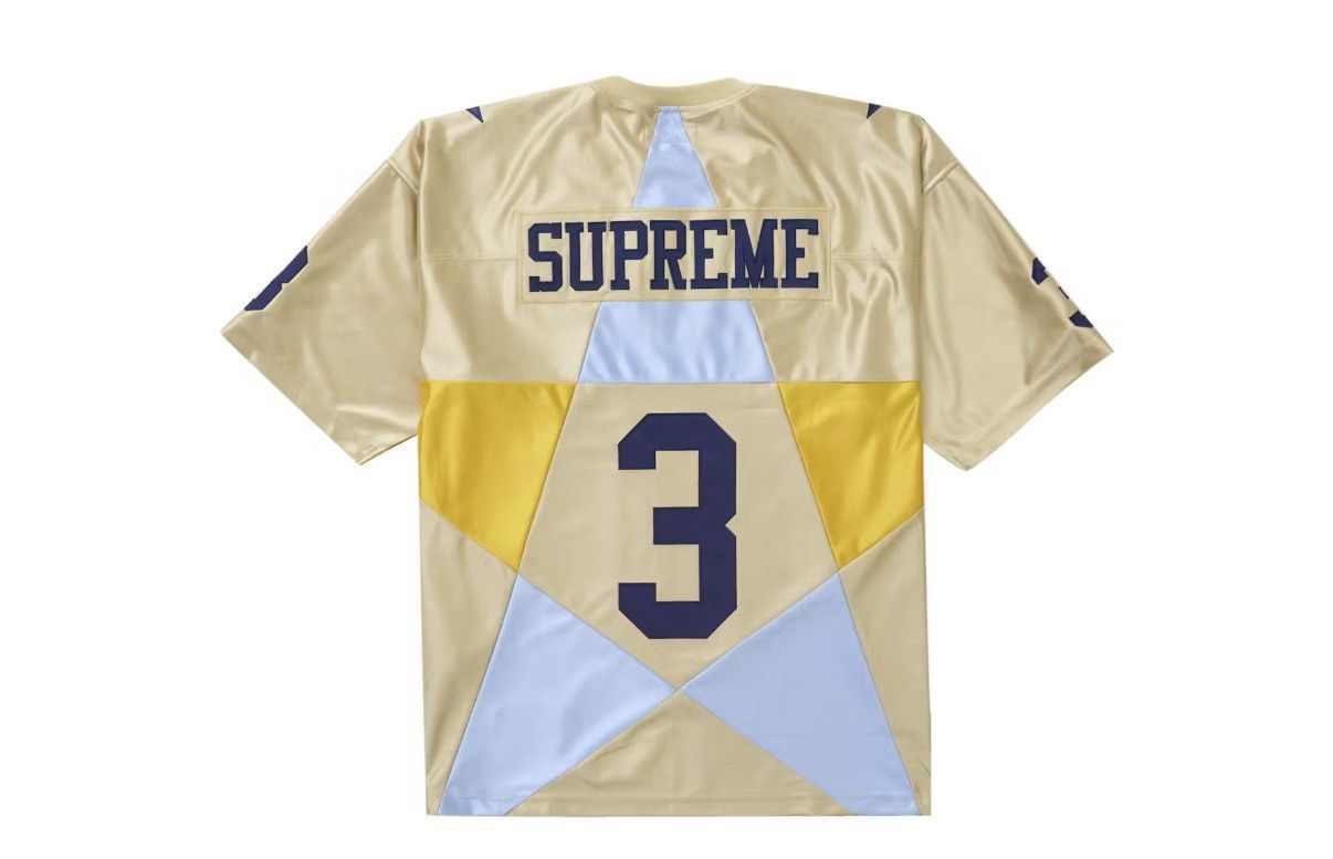Supreme Supreme Star Football Jersey (FW24) Gold Size Large Size US L / EU 52-54 / 3 - 5 Thumbnail