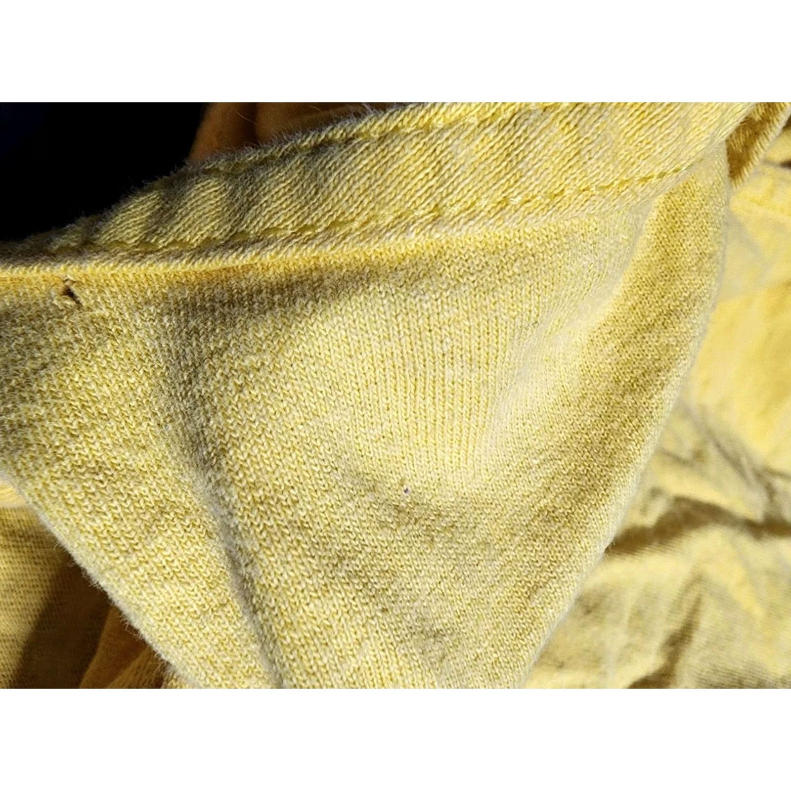 Vintage Mens XL Rocksmith Tank top Shirt Distressed Yellow Cotton Sleeveless Round Neck Size US XL / EU 56 / 4 - 8 Thumbnail