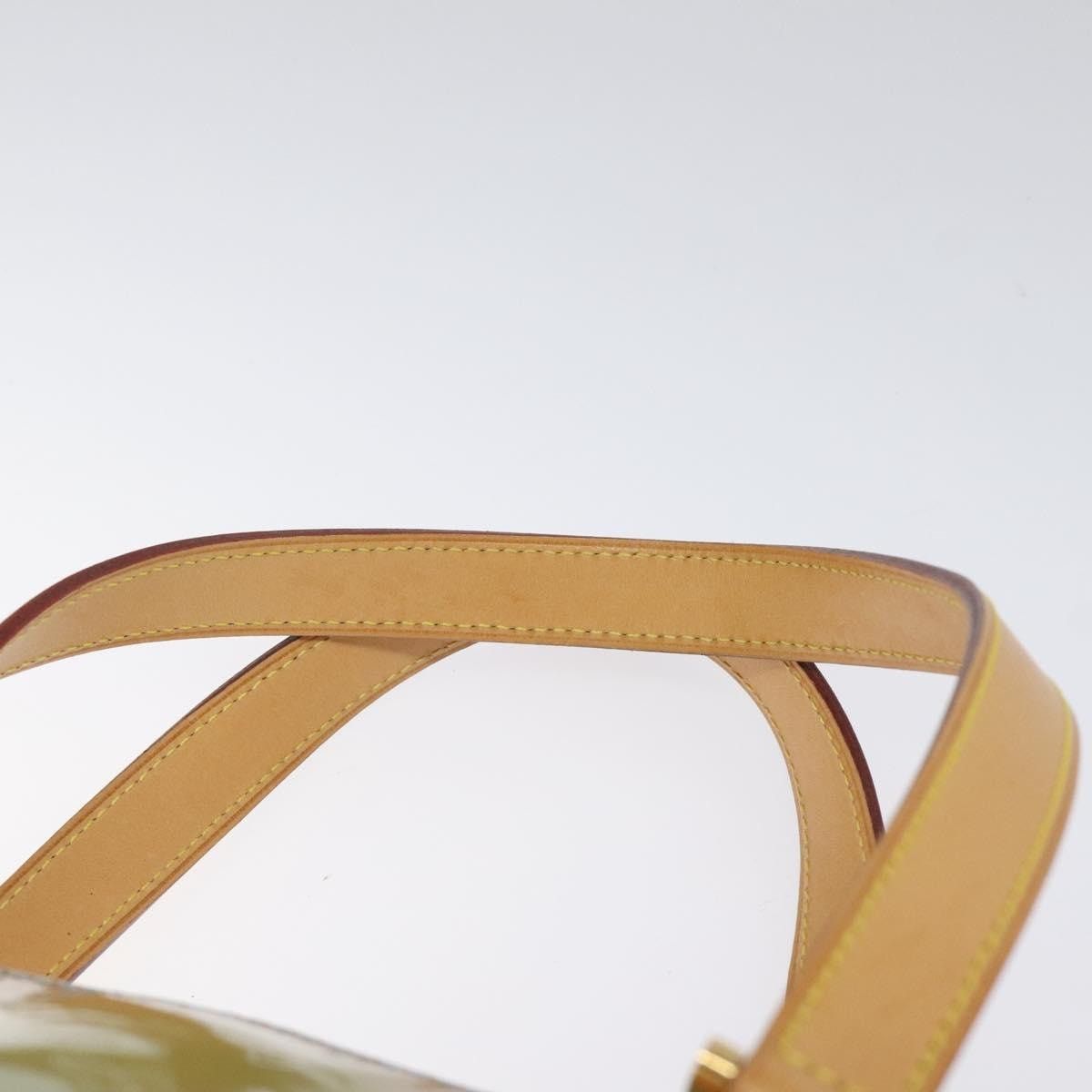 Louis Vuitton LOUIS VUITTON Monogram Vernis Houston Hand Bag Baby Blue Size ONE SIZE - 8 Thumbnail