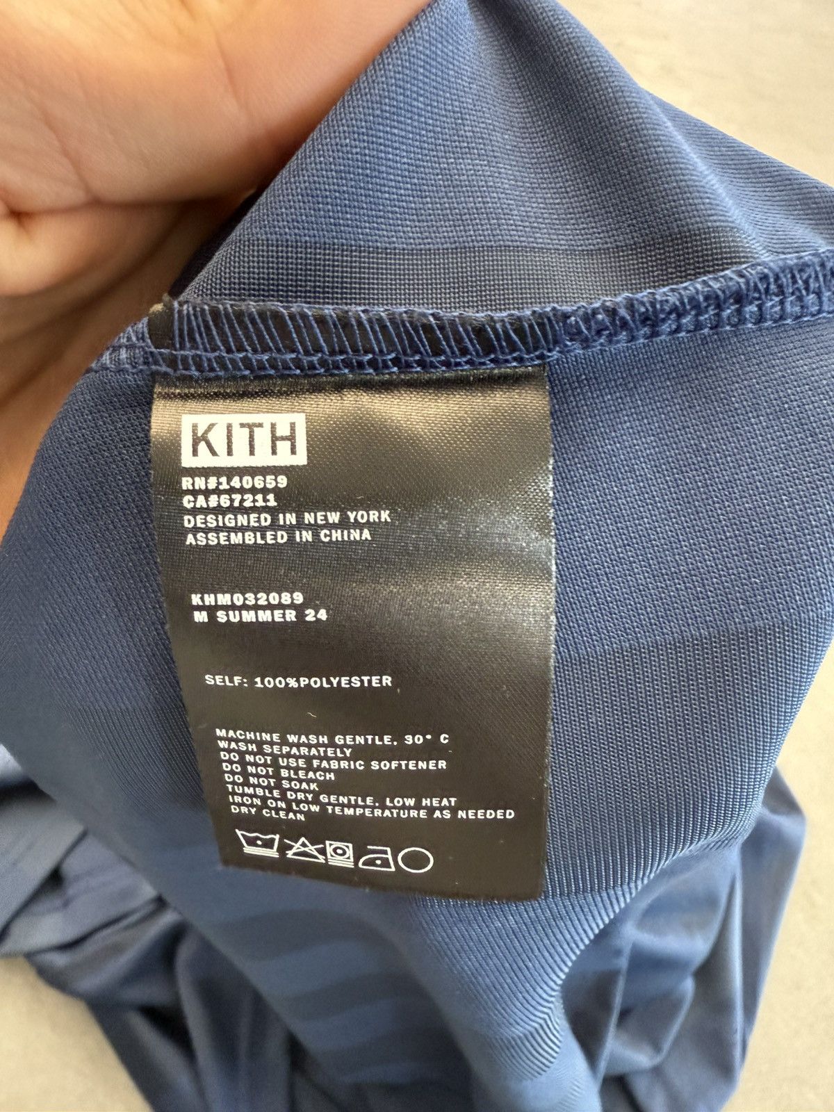 Kith SS24 Kith Shadow Stripe Marcel Soccer Jersey Size US XXL / EU 58 / 5 - 10 Thumbnail