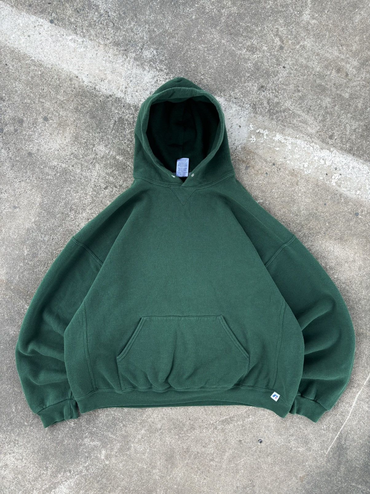Russell Athletic Streetwear Vintage Vintage Russell Athletic Hoodie Green Blank Grailed