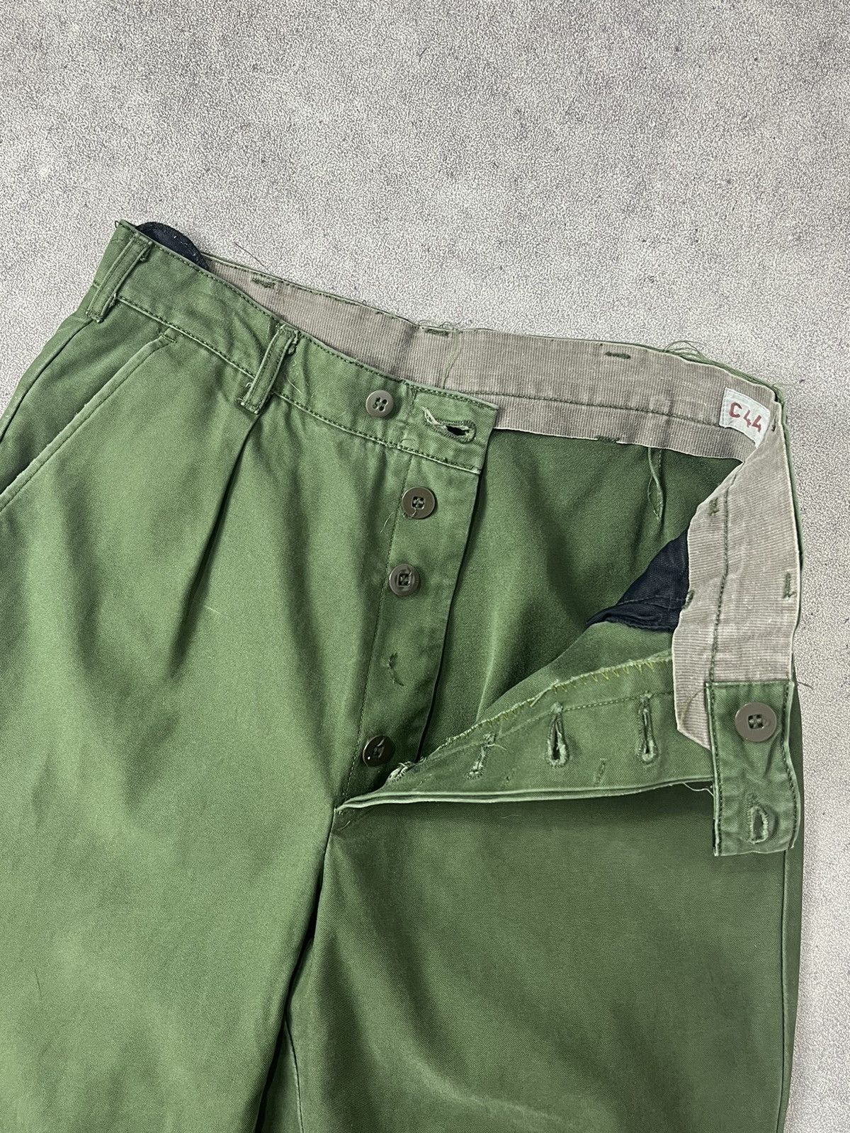 Japanese Brand × Vintage C44 swedish military trouser pants Size US 29 - 6 Thumbnail