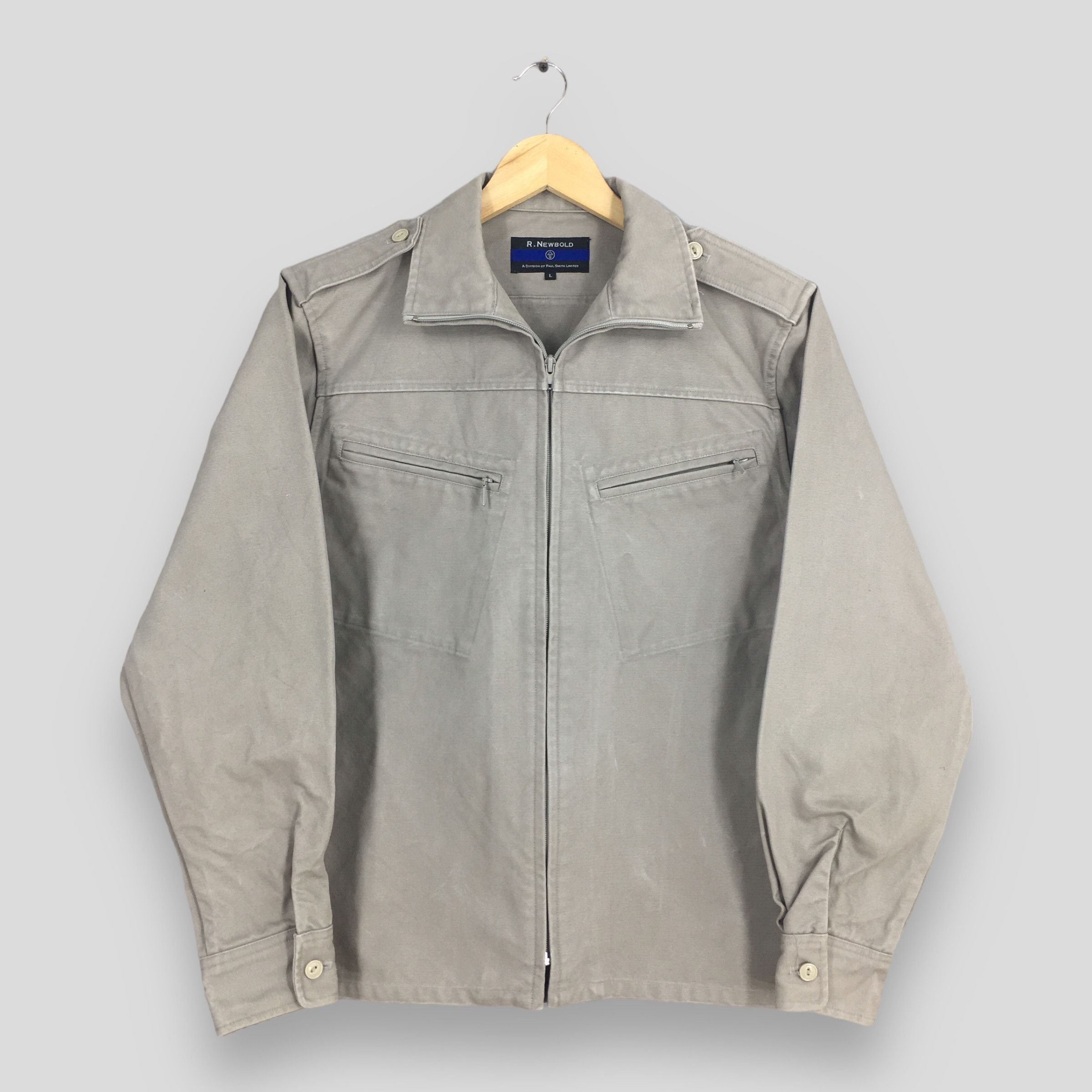 Paul Smith Vintage R.Newbold Paul Smith Denim Jeans Worker Jacket Large Size US L / EU 52-54 / 3 - 1 Thumbnail