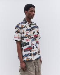 Sacai o1tko10825 Corduroy S/S Shirt in Multicolor Size US S / EU 44-46 / 1 - 7 Thumbnail
