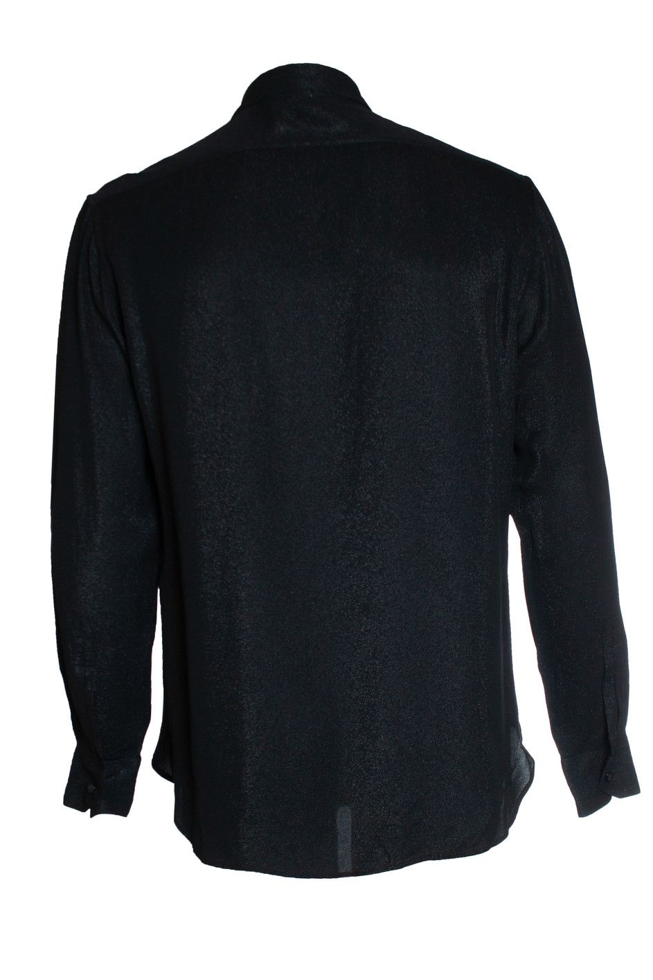 Saint Laurent Paris Saint Laurent, Black glitter shirt Size US S / EU 44-46 / 1 - 3 Thumbnail