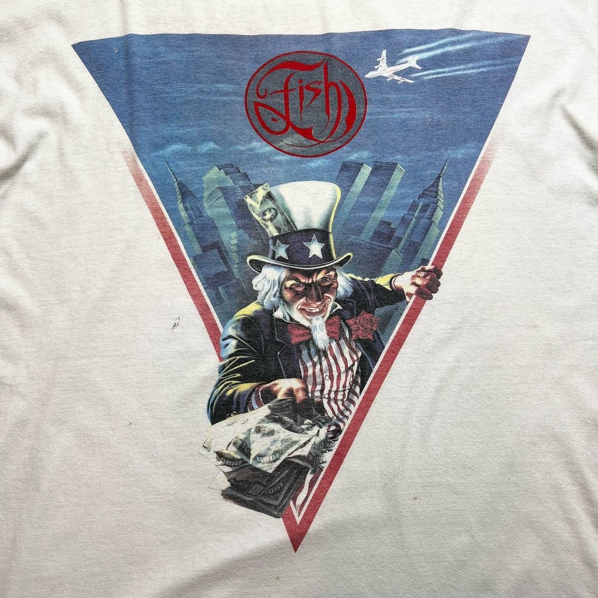 Band Tees × Vintage Vintage 90s Fish Band T-Shirt Size US XL / EU 56 / 4 - 4 Thumbnail