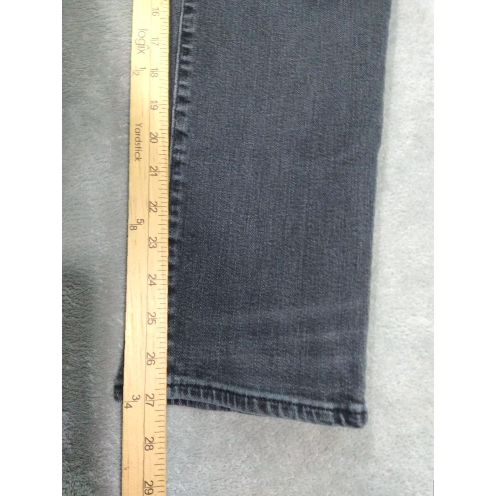 American Eagle Outfitters American Eagle Jeans Mens 38x30 Airflex Slim Mid Rise Dark Wash Black Denim Size US 38 / EU 54 - 5 Thumbnail