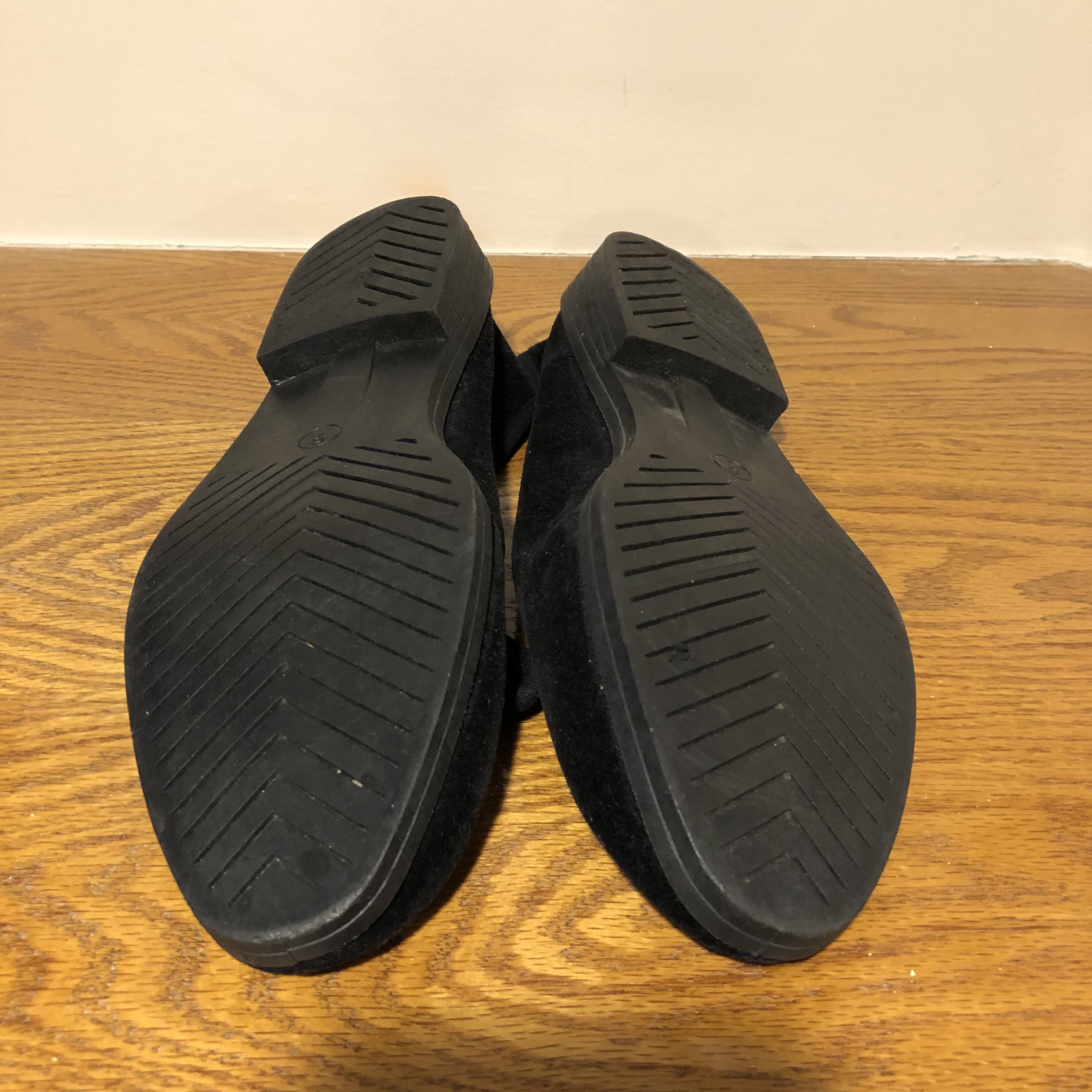 Disney 90s Vintage Black Velvet Mickey Mouse Shoes Slippers Size US 9 / IT 39 - 7 Thumbnail