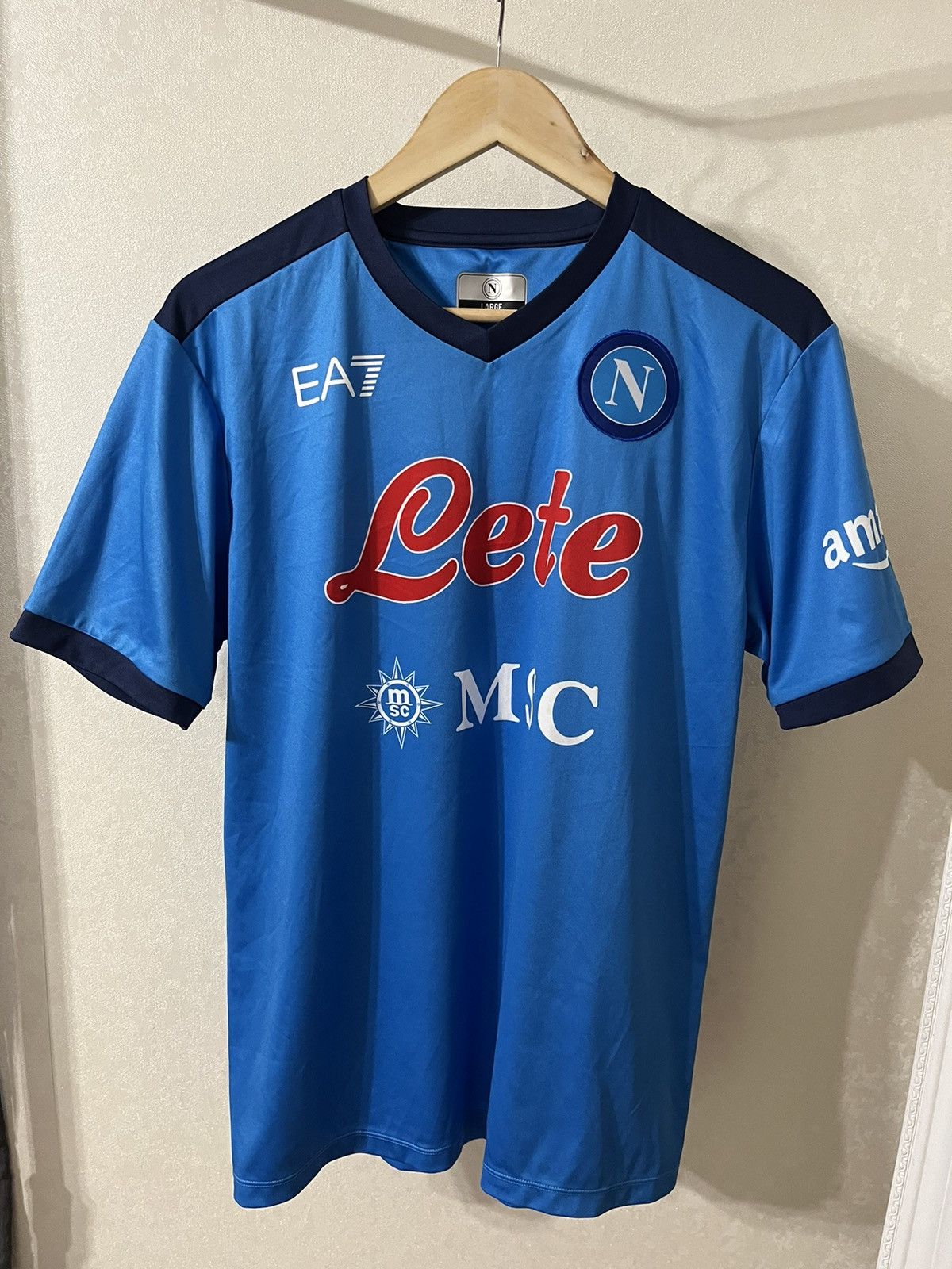 Other EA7 Napoli 22/23 Home Jersey Size US L / EU 52-54 / 3 - 1 Thumbnail