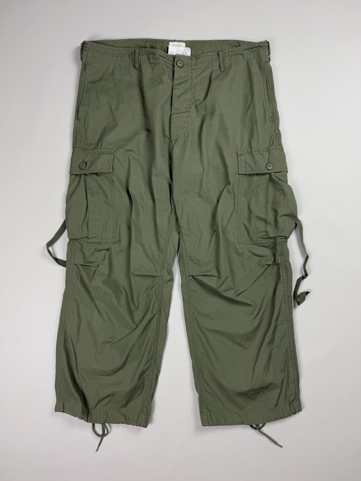 Vintage US Army Combat Tropical Men’s Cargo Pants Trousers Size 35 Size US 35 - 1 Thumbnail
