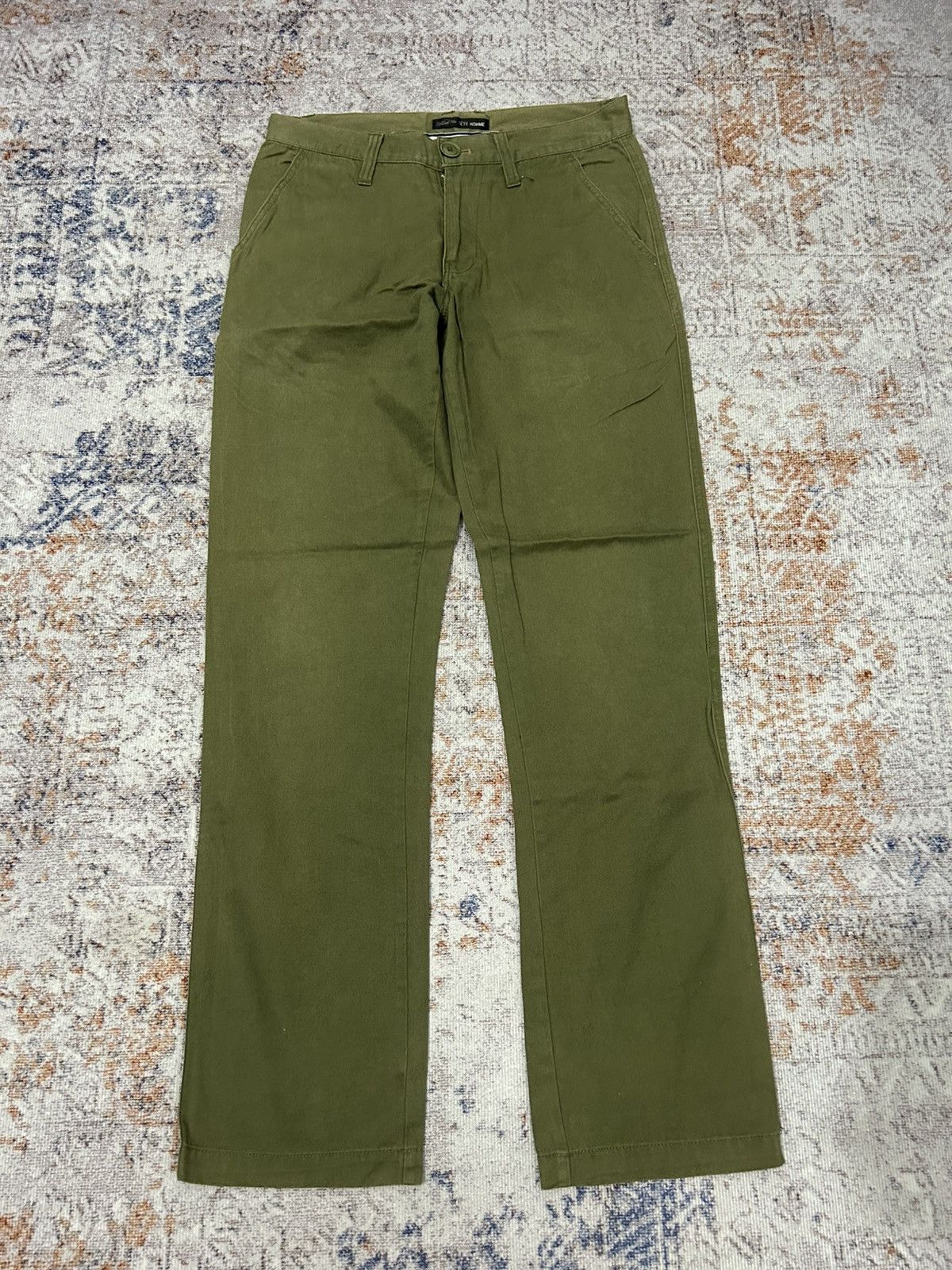 Tete Homme Vintage Sun Faded Tete Homme Issey Miyake Buckle Back Pants Size US 31 - 3 Thumbnail
