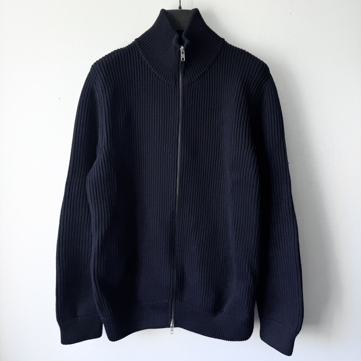 Maison Margiela AW2011 Martin Margiela Wool Zip-Up Drivers/Truckers Knit Size US XL / EU 56 / 4 - 1 Thumbnail