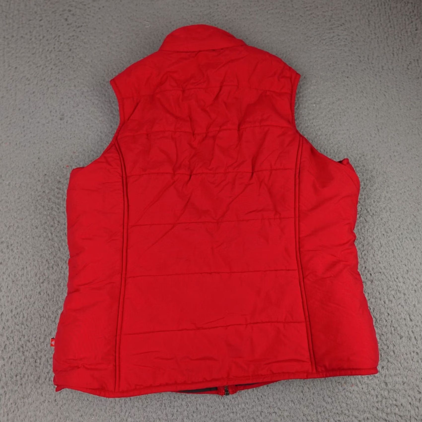 Dickies Dickies Puffer Vest Womens L Red Sleeveless Quilted Pockets Work Wear Winter Nylon Full Zip Size L / US 10 / IT 46 - 5 Thumbnail