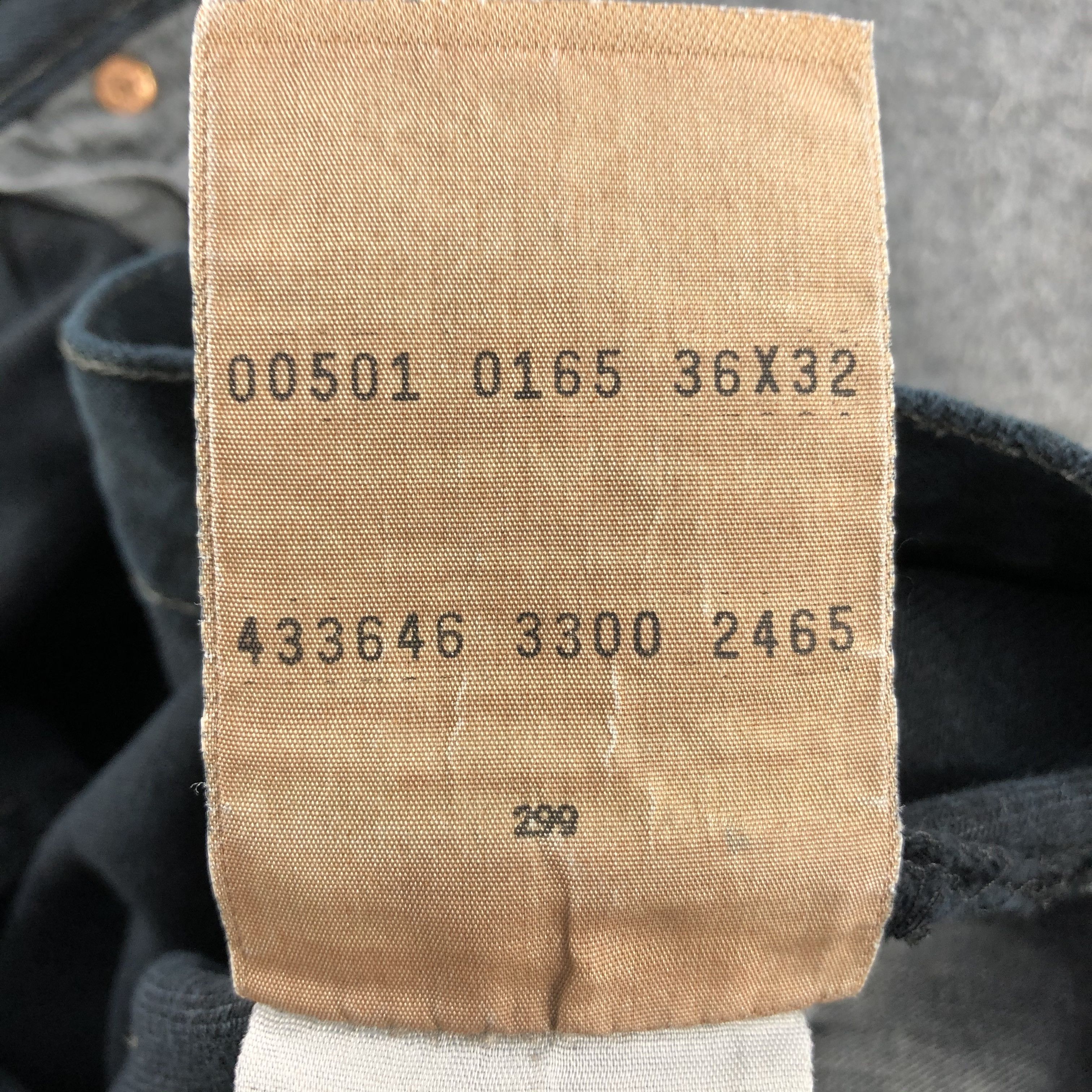 Levi's Vintage Ripped 90s Levis 501 Jeans-JM1600 Size US 34 / EU 50 - 12 Thumbnail