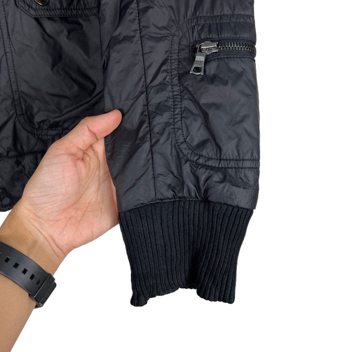 Edifice Japan 🔥 EDIFICE ZIPPER MULTI POCKET SURVIVAL BOMBER JACKET Size US M / EU 48-50 / 2 - 14 Thumbnail