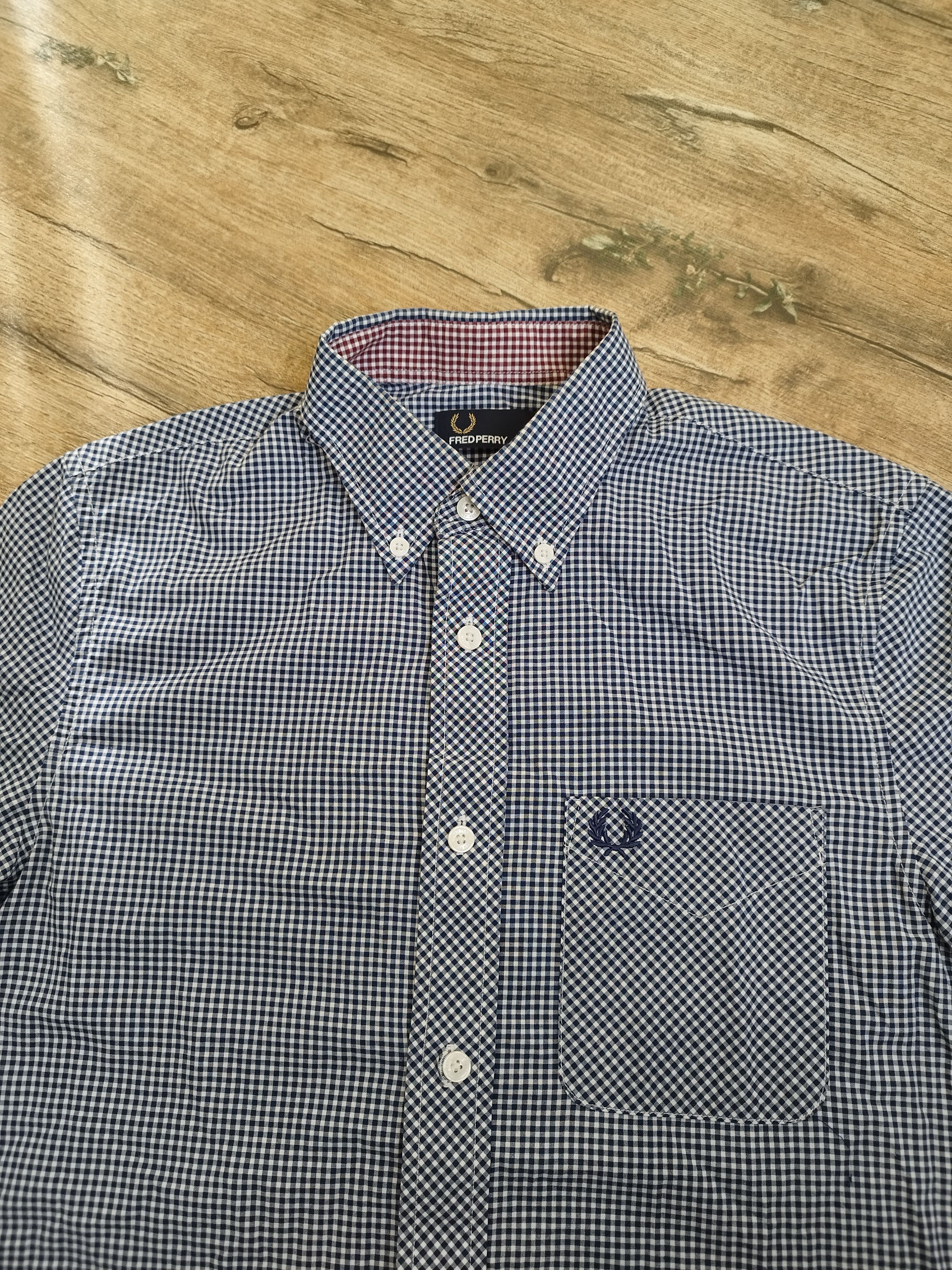 Fred Perry Fred Perry Button-Down Short Sleeve plaid Shirt mens S size Size US S / EU 44-46 / 1 - 3 Thumbnail