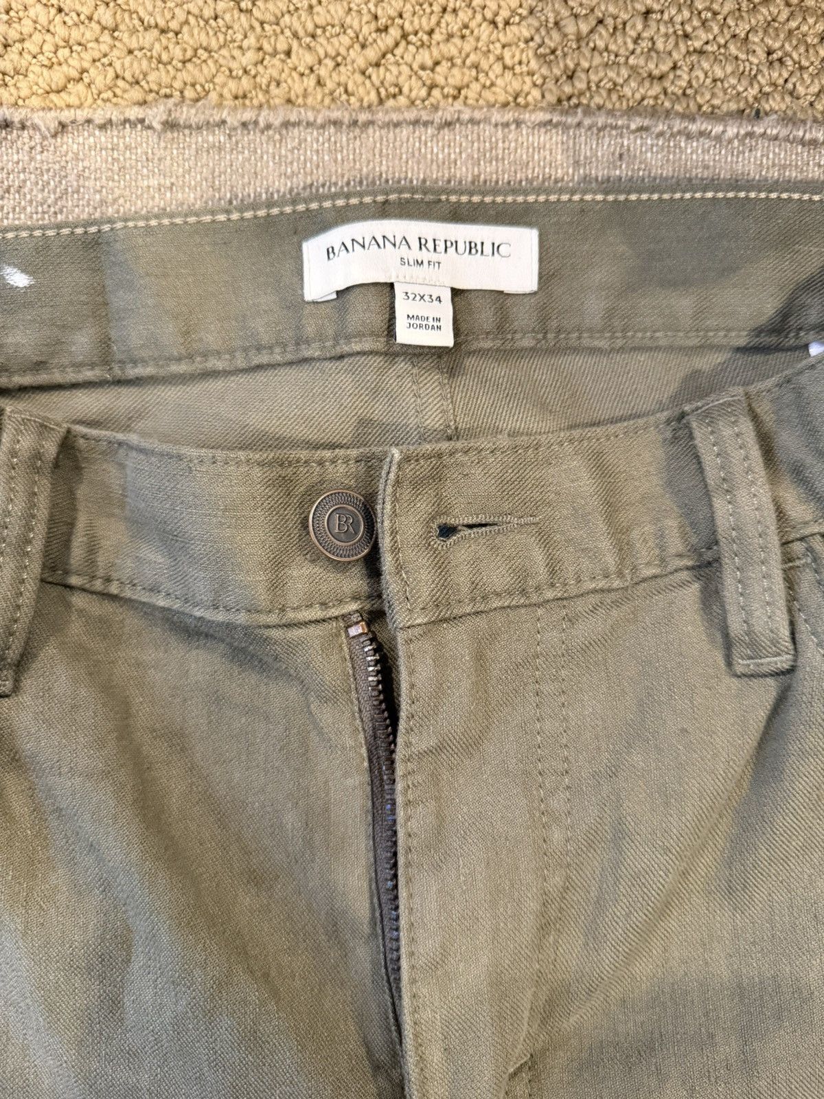Banana Republic Banana Republic Olive Pant Size US 32 / EU 48 - 2 Thumbnail