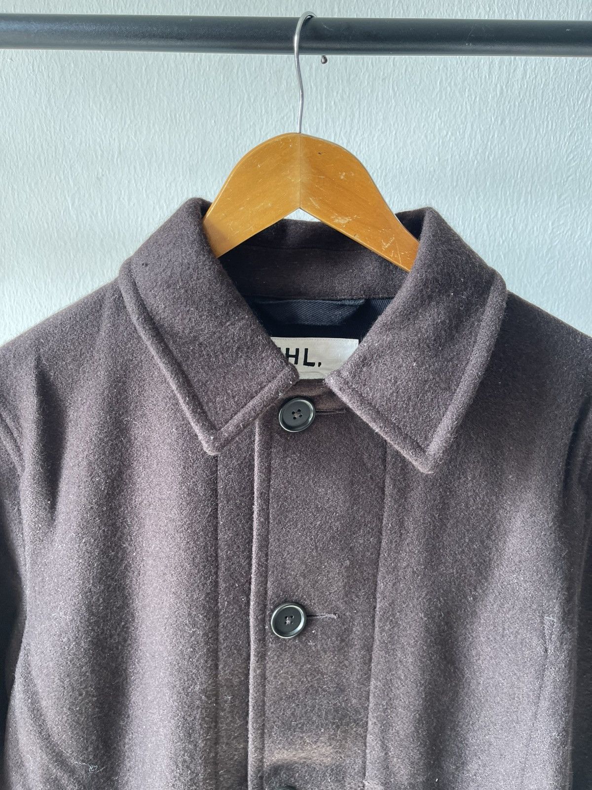 Margaret Howell Margaret Howell Wool coat Jacket 97 Size US L / EU 52-54 / 3 - 3 Thumbnail