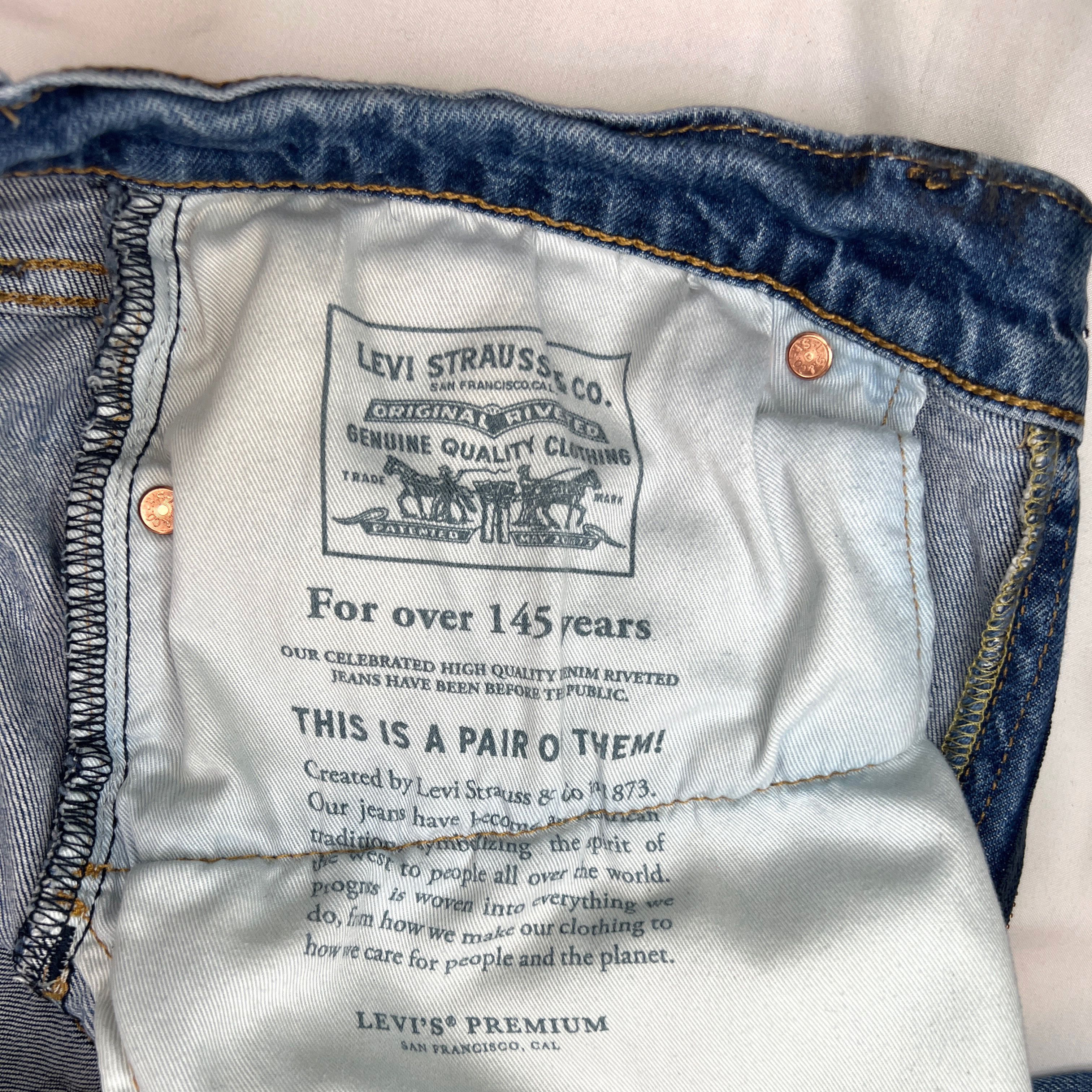 Levi's LEVIS 514 Big E Denim Jeans Size US 36 / EU 52 - 5 Thumbnail