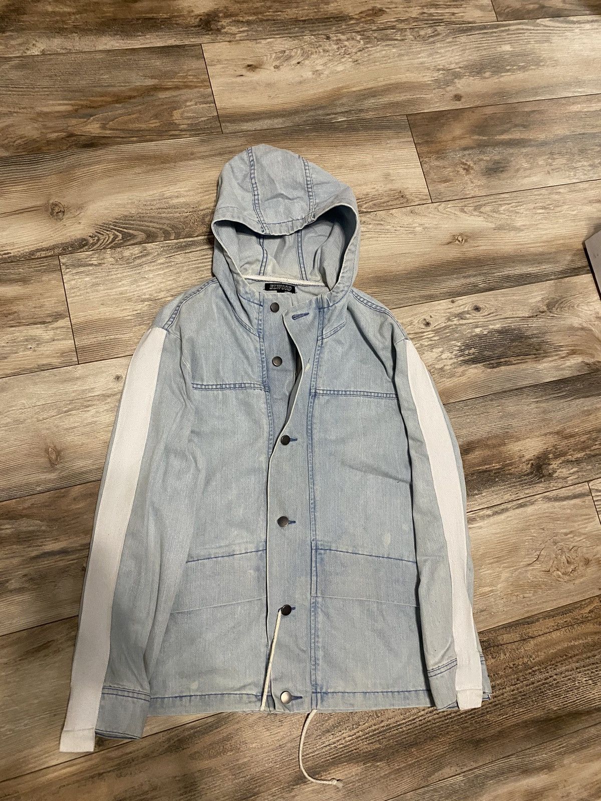 Elwood Elwood Hooded Denim Jacket Size US S / EU 44-46 / 1 - 1 Thumbnail