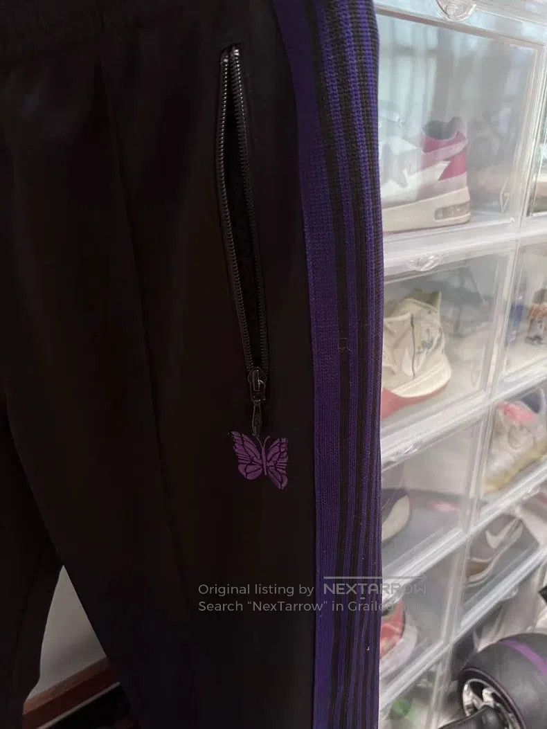 Needles Needles size M Black Purple Butterfly Pants Casual Pants Size US 32 / EU 48 - 5 Thumbnail