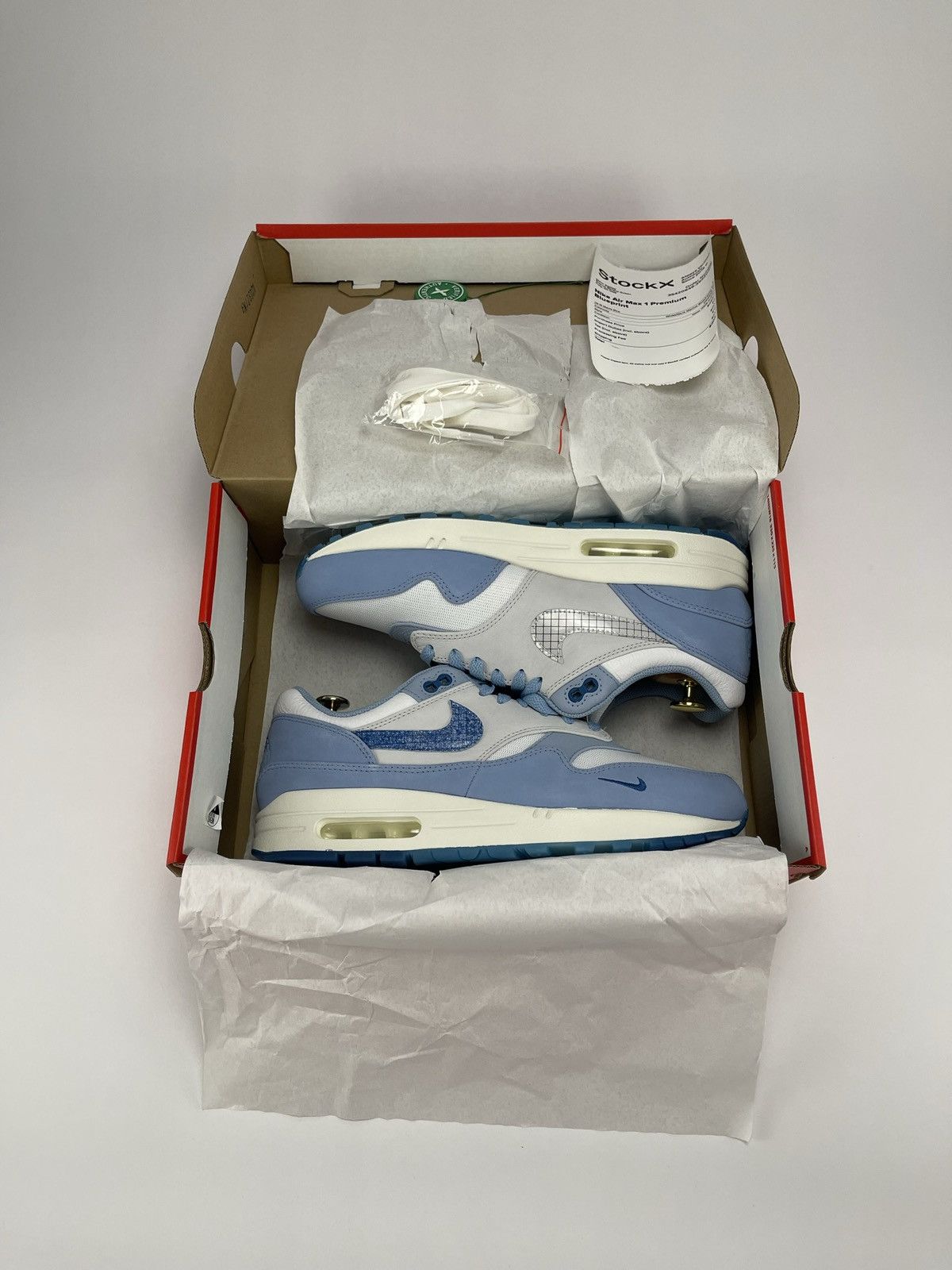 Nike Nike air max 1 premium blueprint Size US 9.5 / EU 42-43 - 13 Thumbnail