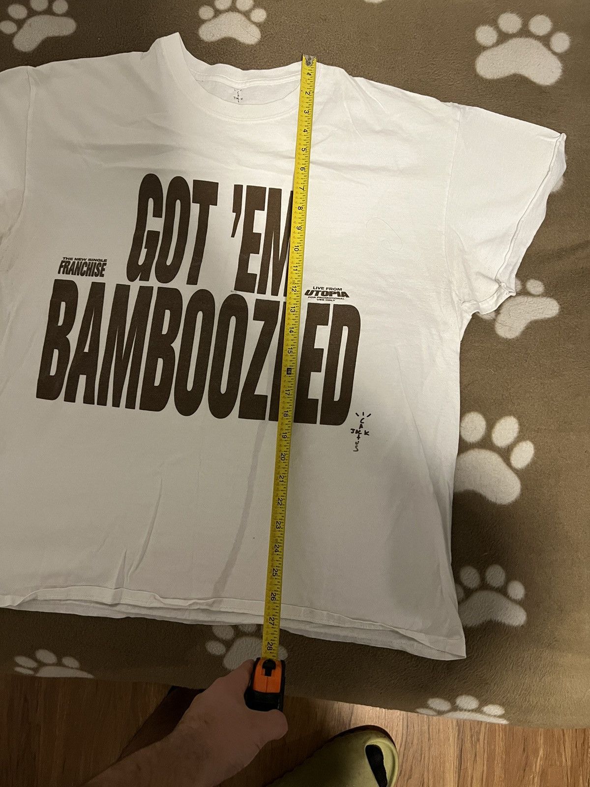 Travis Scott Travis Scott got em bamboozled tee Size US XL / EU 56 / 4 - 4 Thumbnail