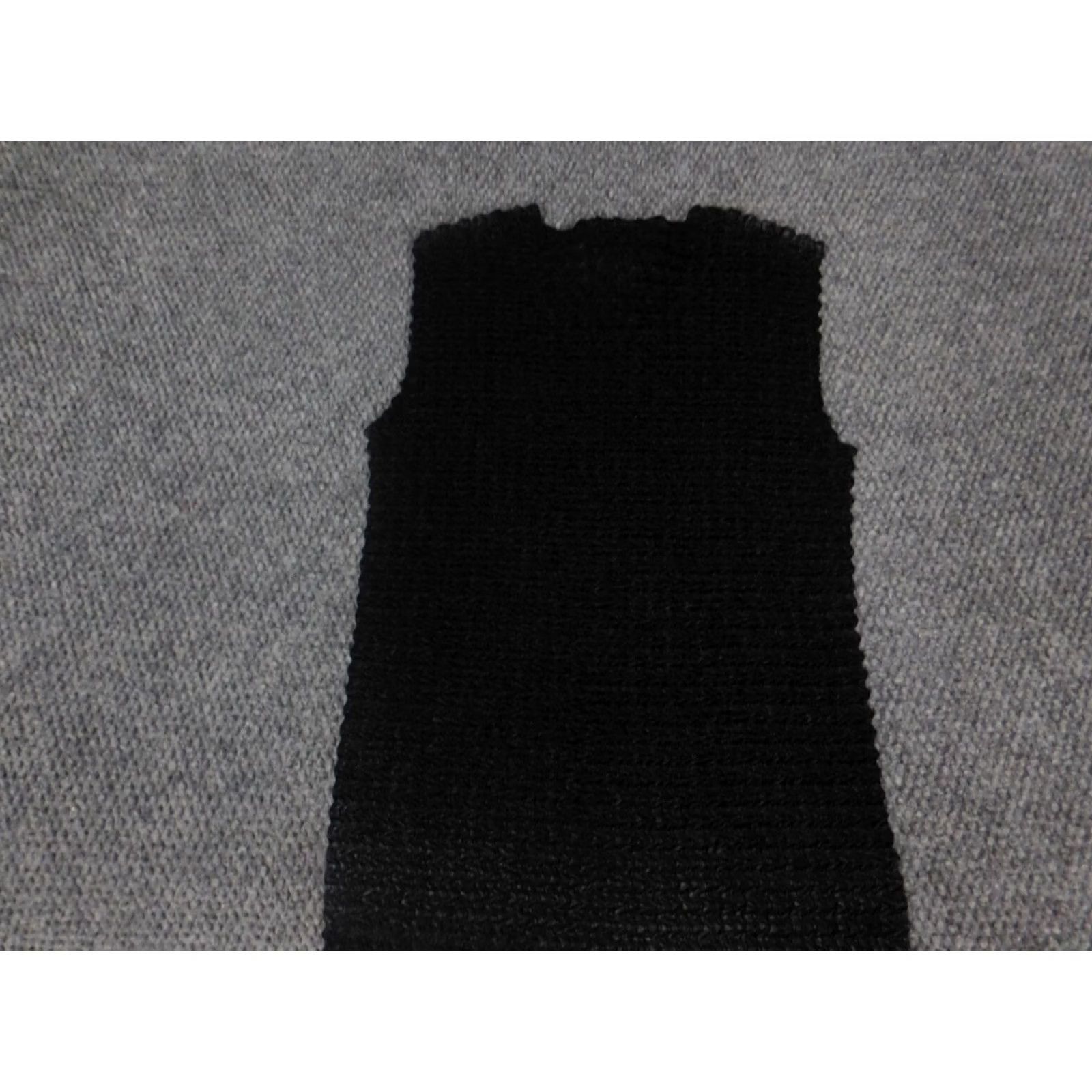 Vintage Dressbarn Blouse Women M Black Stretch Sleeveless Collared Pullover Casual Size M / US 6-8 / IT 42-44 - 7 Thumbnail