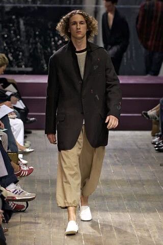 Yohji Yamamoto Yohji Yamamoto 05 SS Collar Deconstructed Long Jacket 2501- Size US L / EU 52-54 / 3 - 2 Thumbnail