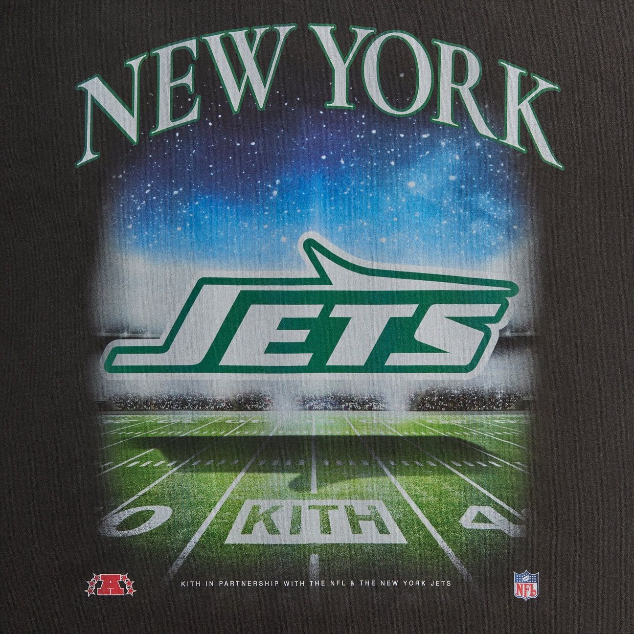 Kith × NFL Kith & '47 for the NFL: New York Jets Vintage Tee Black XL Size US XL / EU 56 / 4 - 3 Thumbnail
