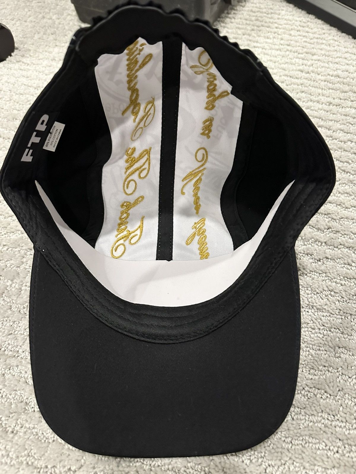 Fuck The Population FTP SOUVENIR EMBROIDERED 5 PANEL CAMP HAT Size ONE SIZE - 3 Thumbnail