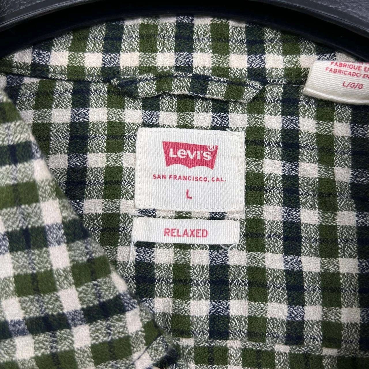 Levi's Levi's Button Down Shirt Men Flannel Plaid Relaxed Cotton L Size US L / EU 52-54 / 3 - 3 Thumbnail